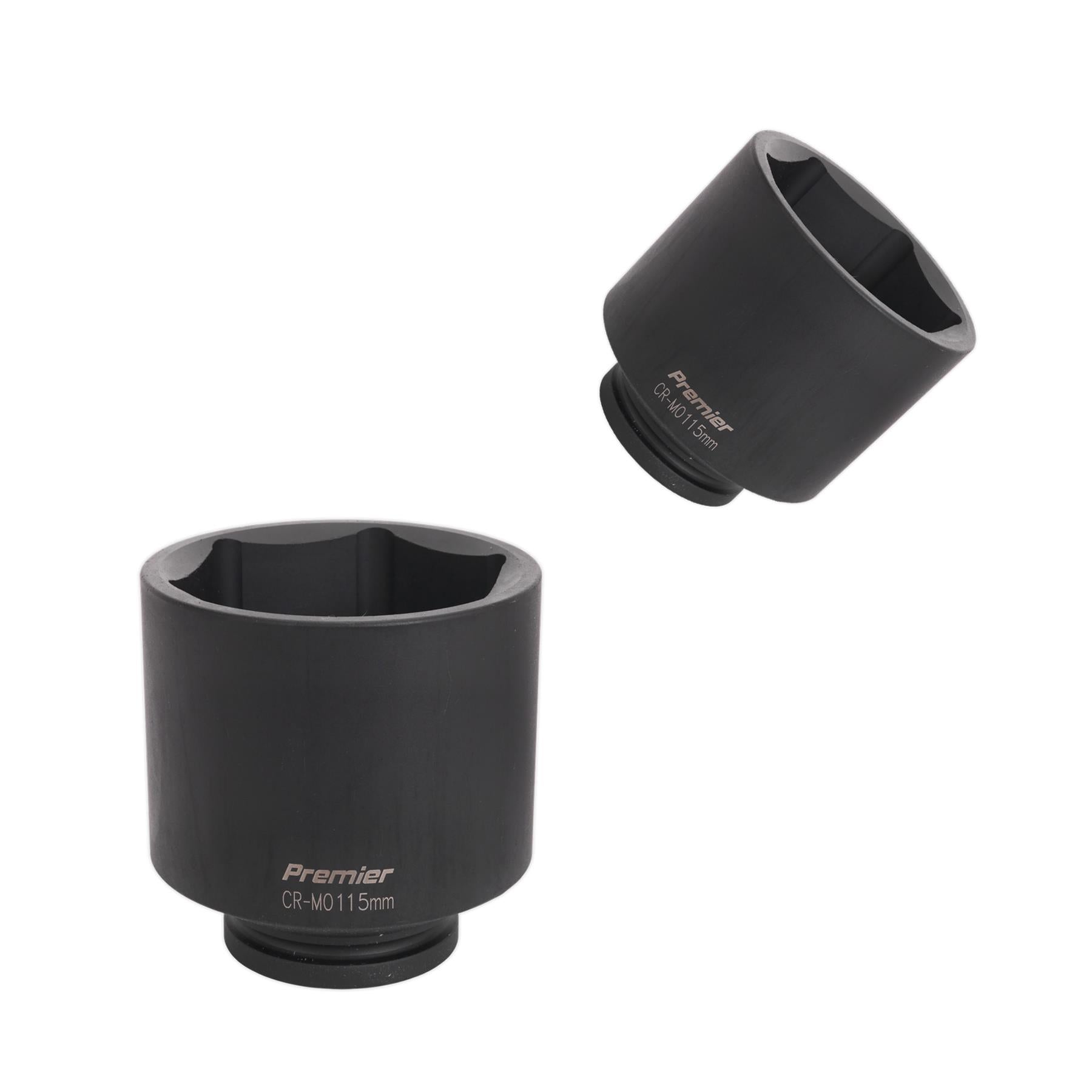 Sealey Impact Socket 115mm Deep 1"Sq Drive Chrome Molybdenum Lifetime Guarantee