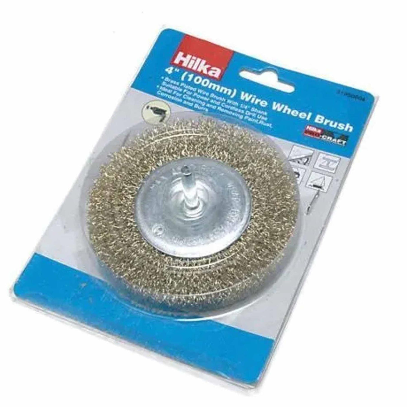 Hilka 4" Wire Wheel Brush