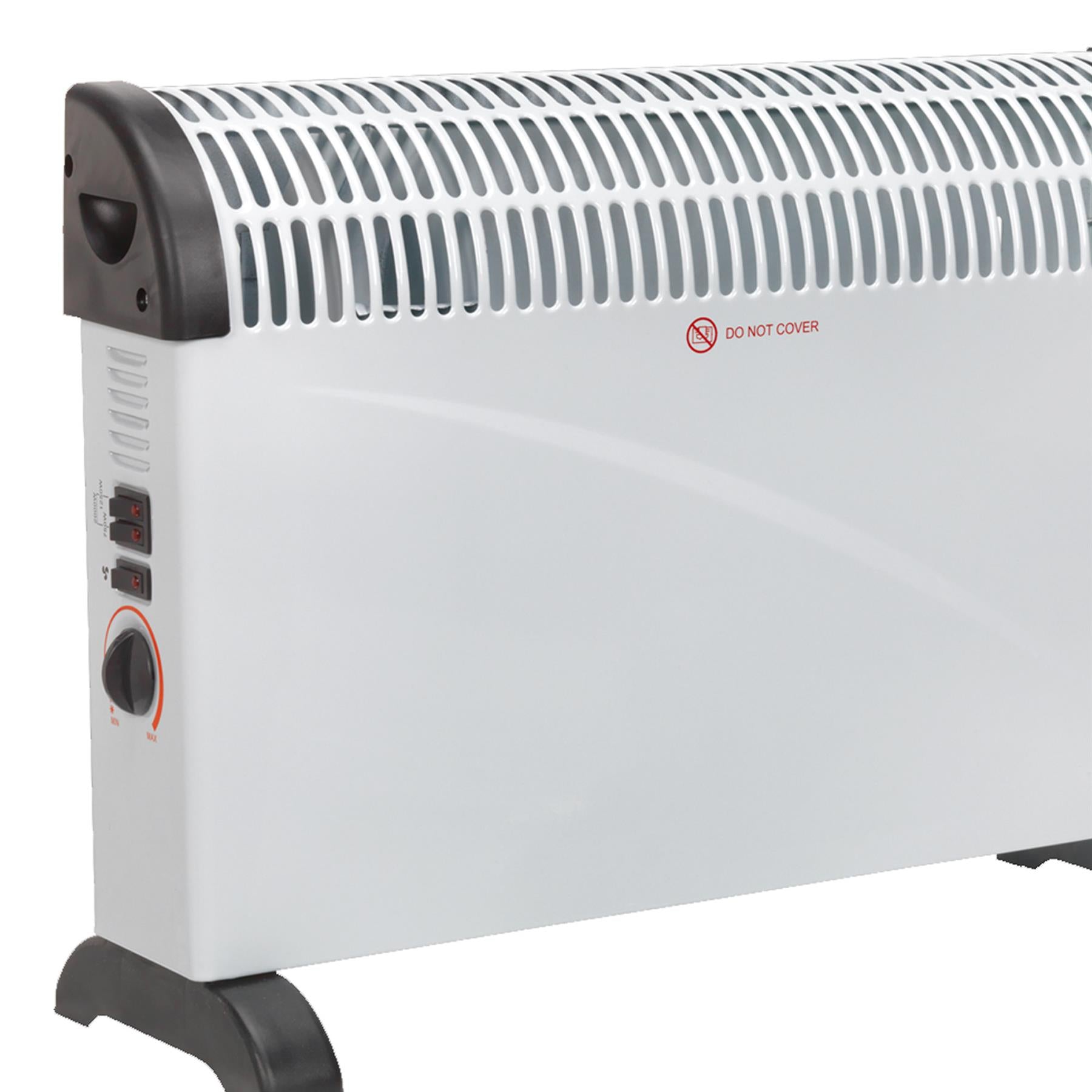 Sealey 2000W Convector Heater 3 Setting Thermostat Turbo Fan Home Office