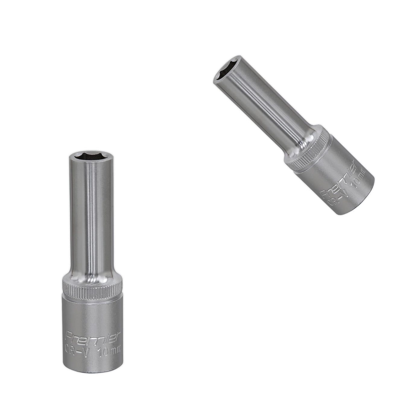 Sealey WallDrive Socket 10mm Deep 1/2"Sq Drive Chrome Vanadium Steel
