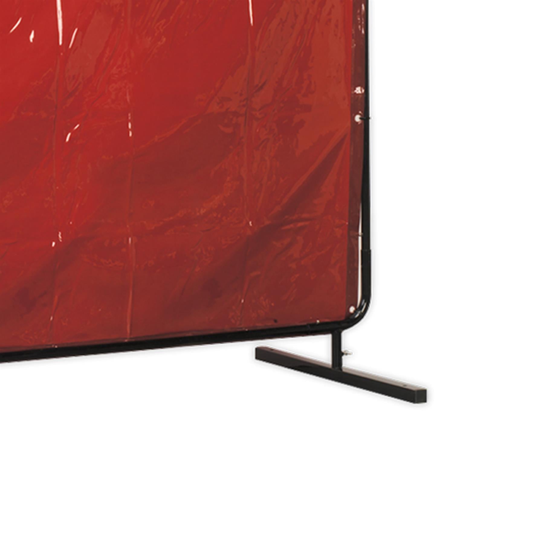 Sealey Workshop Welding Curtain to BS EN 1598 & Frame 1.8 x 1.75m