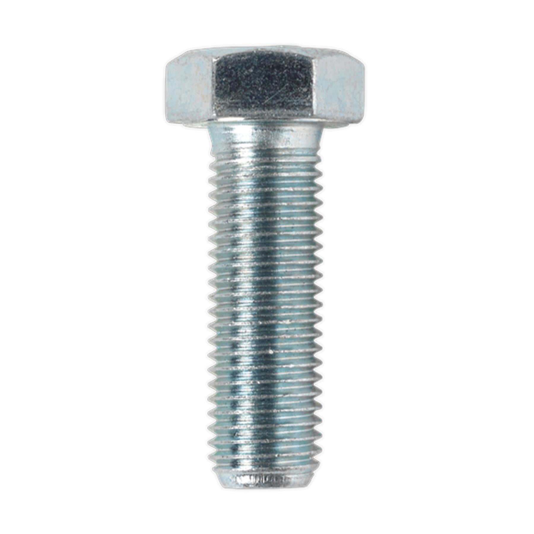 Sealey HT Setscrew M16 x 50mm 8.8 Zinc Pack of 10
