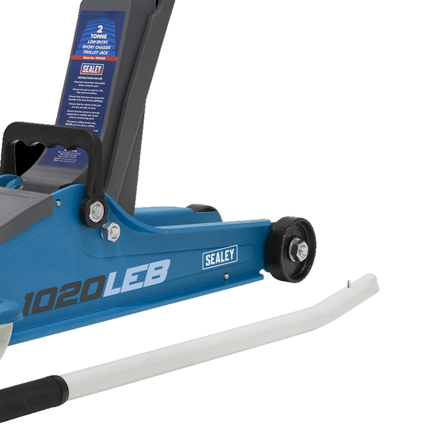 Sealey 2 Tonne Low Profile Trolley Jack Hydraulic Lift Heavy Duty Car Floor Blue