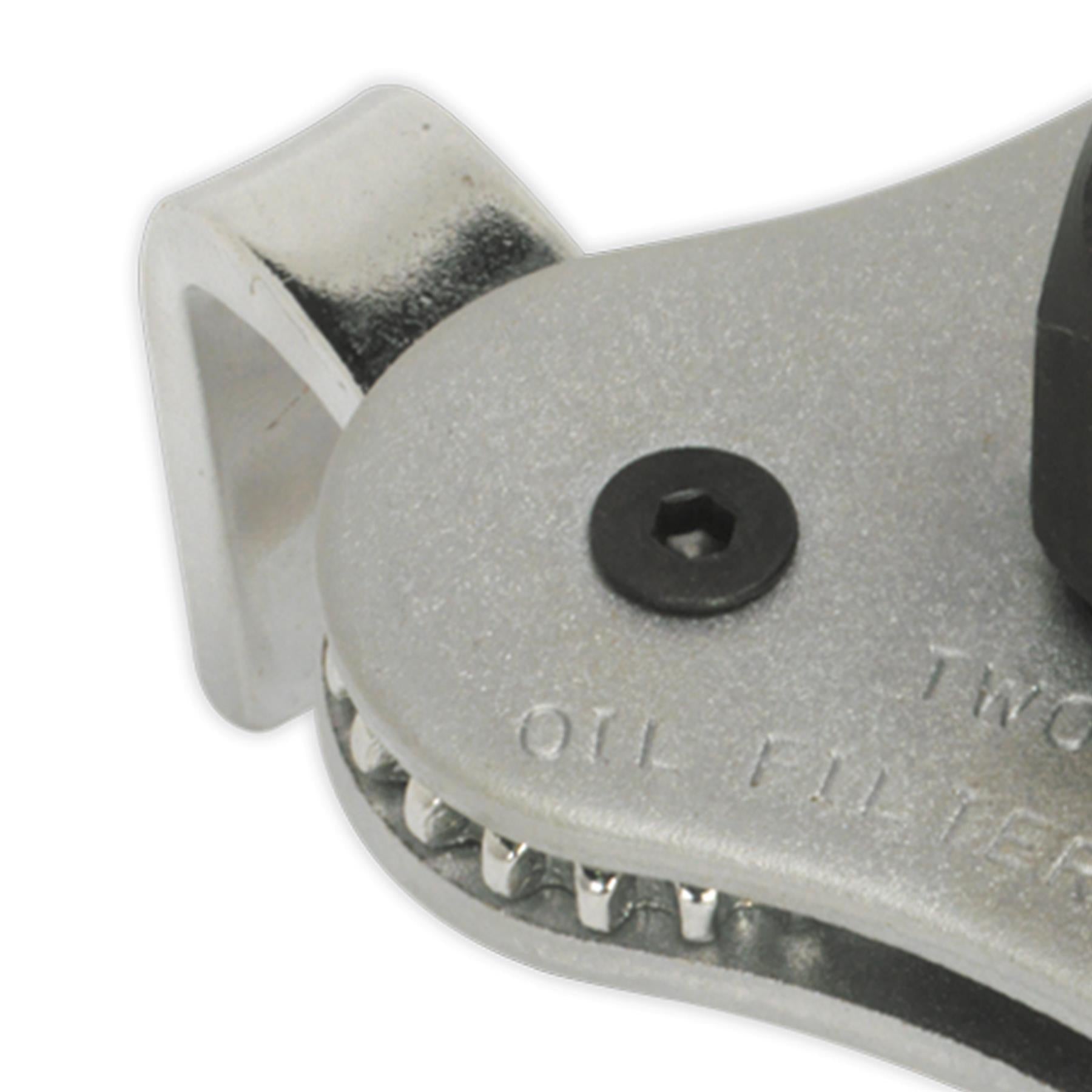 Sealey Oil Filter Claw Wrench 63-103mm Capacity 3/8" & 1/2"Sq Driv