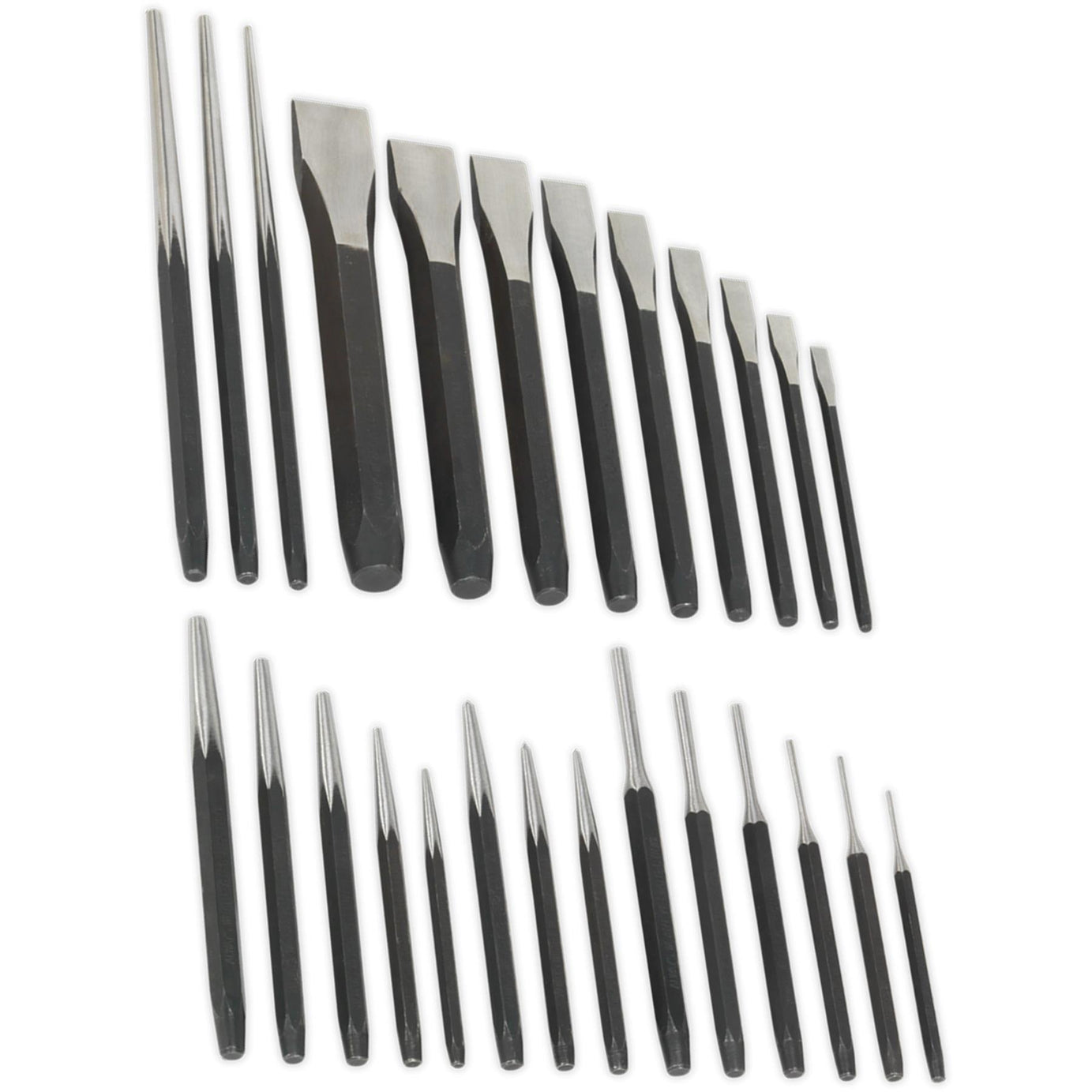 Sealey Punch & Chisel Set 26pc