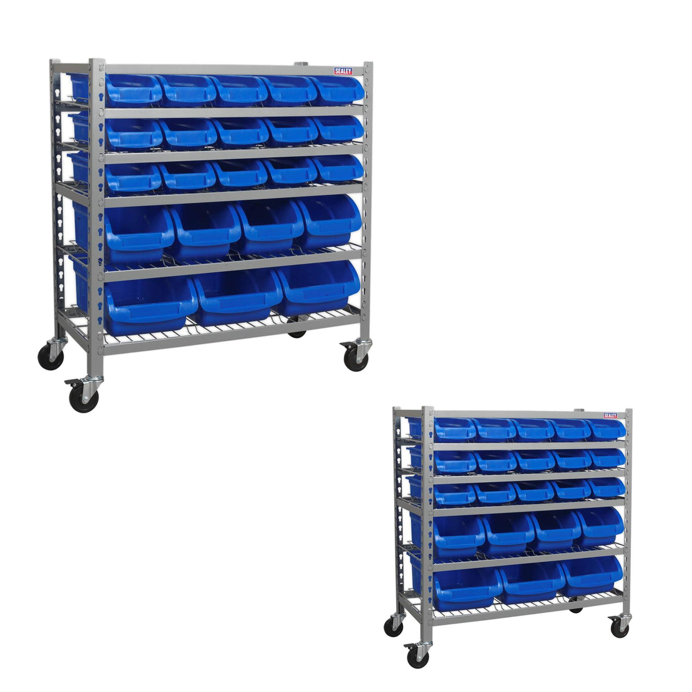 Sealey Mobile Bin Storage System 22 Bins