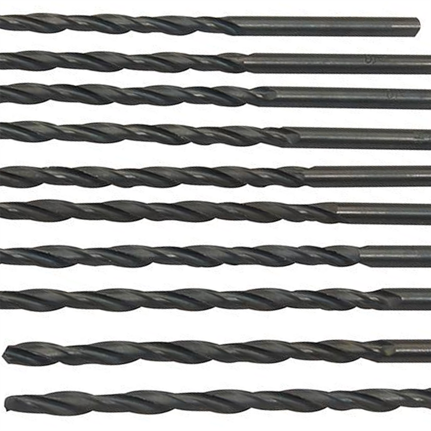 Long HSS Metric Jobber Drill Bits 4.5 x 126mm Metal Steel Wood Plastic 10pk