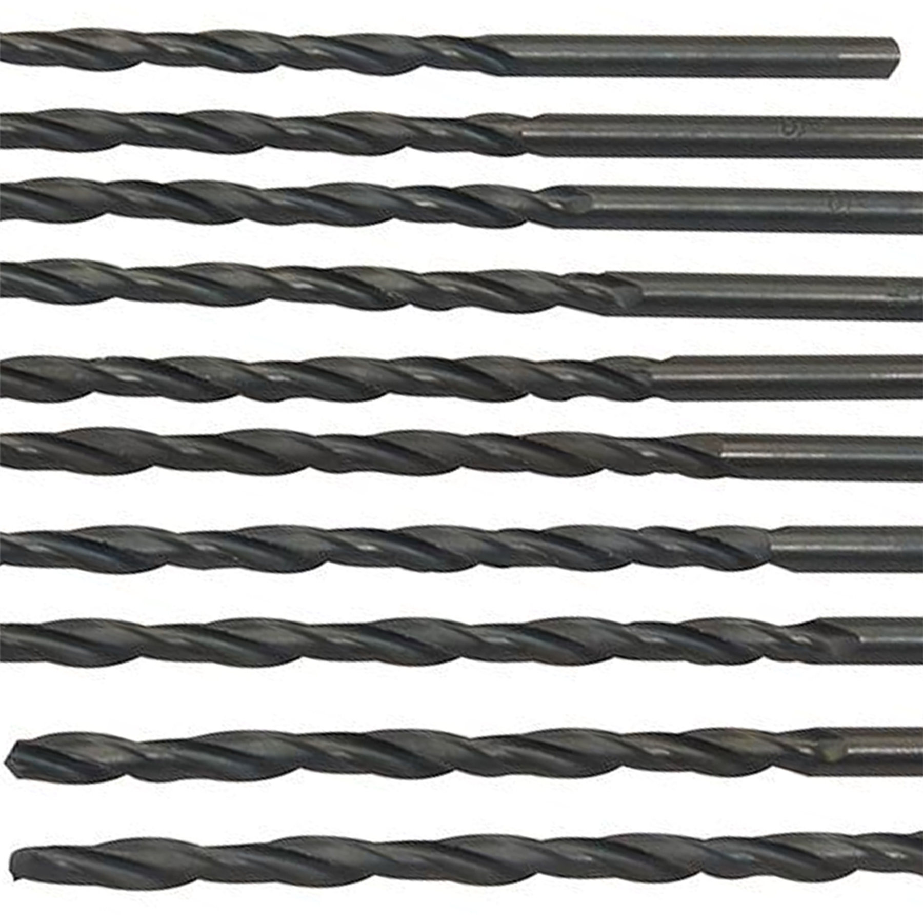 Long HSS Metric Jobber Drill Bits 4.5 x 126mm Metal Steel Wood Plastic 10pk