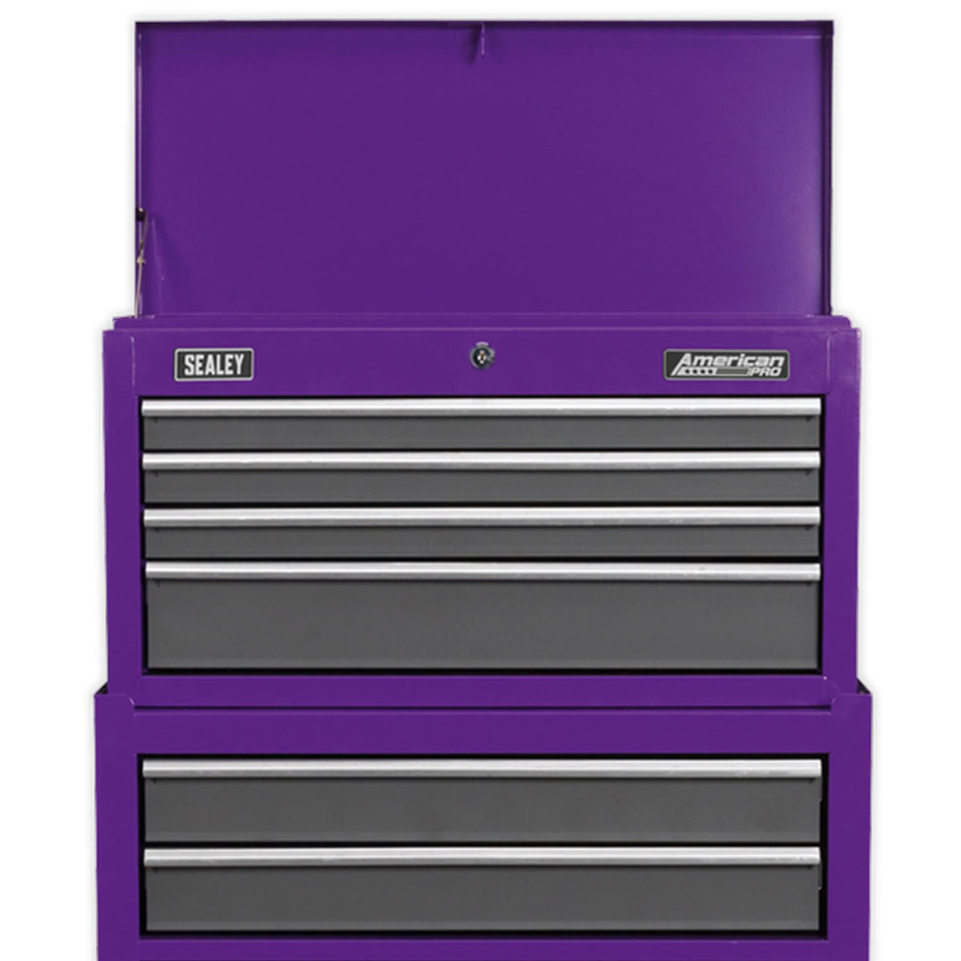 Sealey Topchest & Rollcab Combo 6 Drawer - Purple/Grey