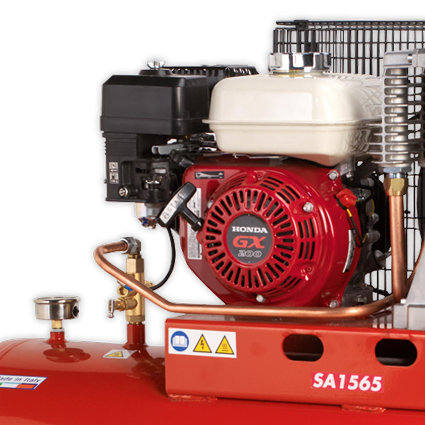 Sealey Compressor 150L Belt Drive Petrol Engine 6.5hp