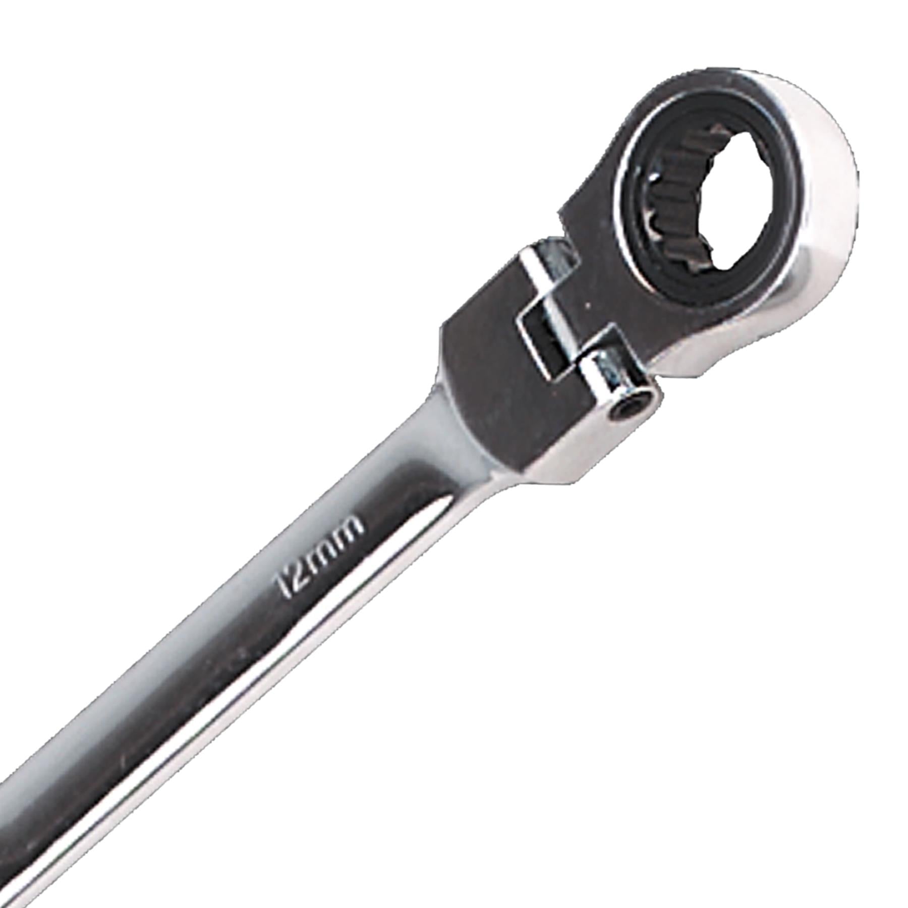 Sealey Flexi-Head Ratchet Combination Spanner 12mm
