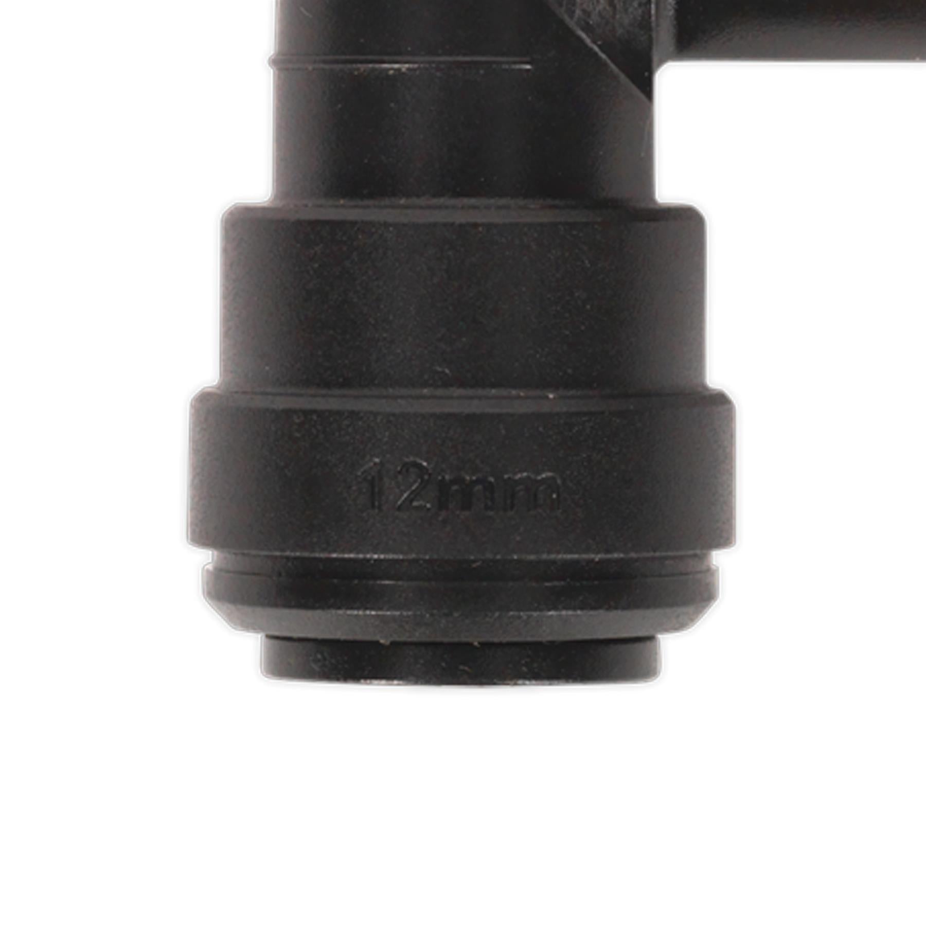 Sealey Stem Elbow 12mm Pack of 5 (John Guest Speedfit - PM221212E)