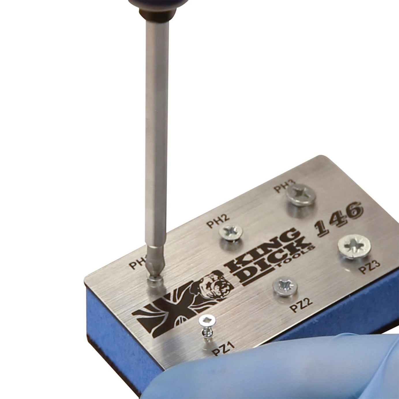 King Dick Insulated Screwdriver 6 In 1 Cross Tip Fits PZ & PH No: 1, 2 & 3 VDE Tested