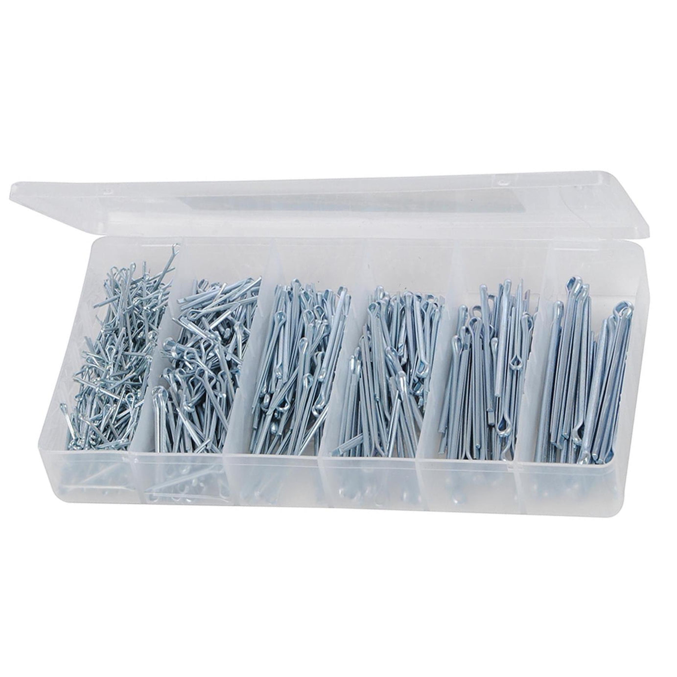555Pce Split Pins Cotter Fixings Secure Assortment Box Corrosion Resistance