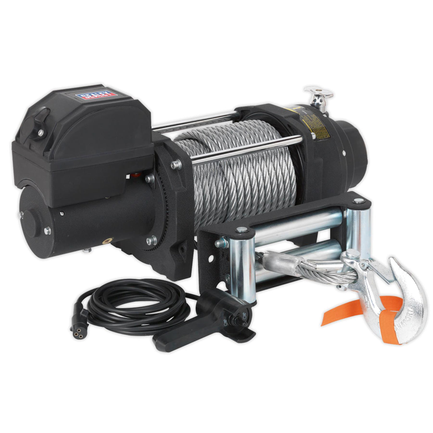 Sealey Recovery Winch 8180kg (18000lb)Line Pull 12V Industrial