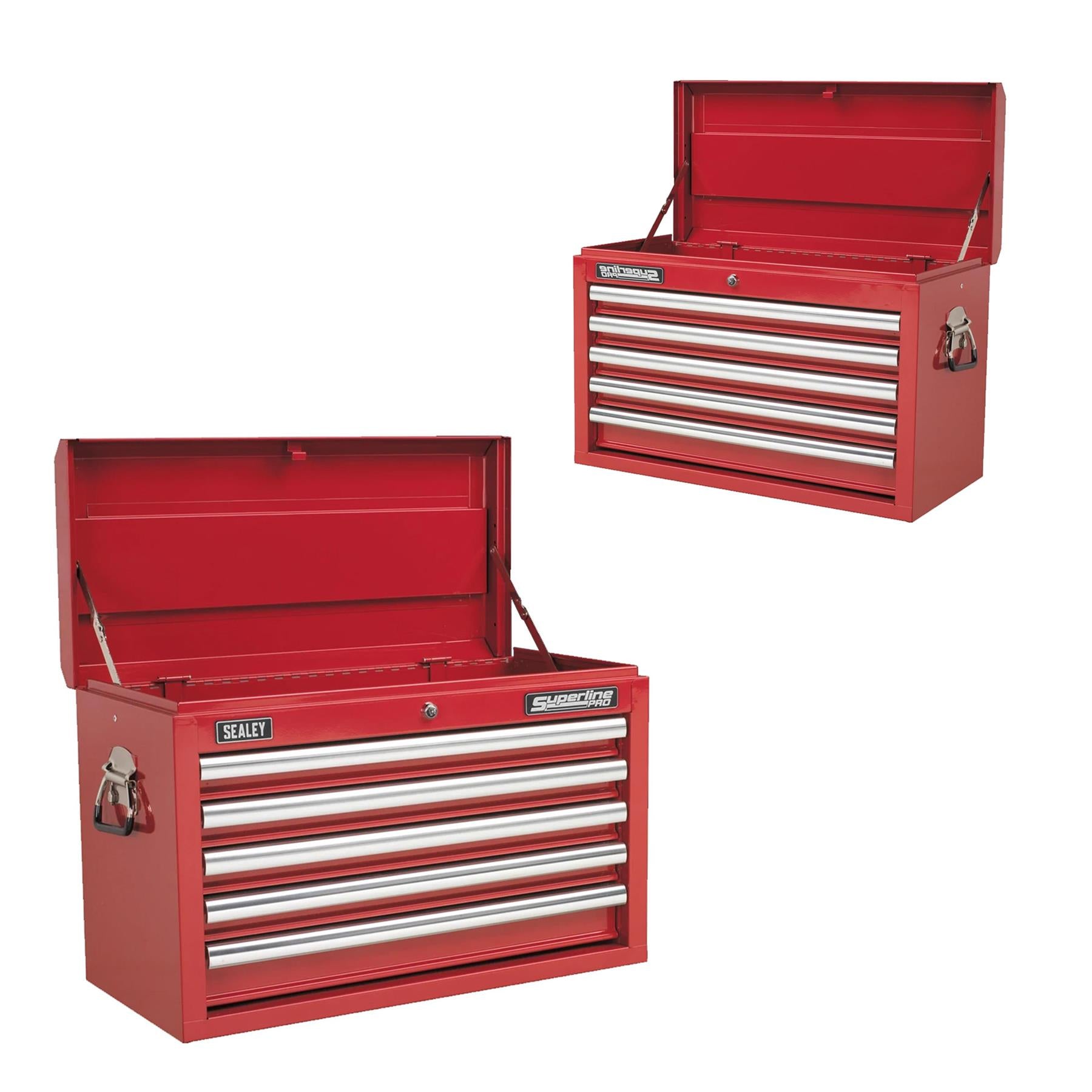 Sealey Topchest 5 Drawer with Ball Bearing Slides - Red