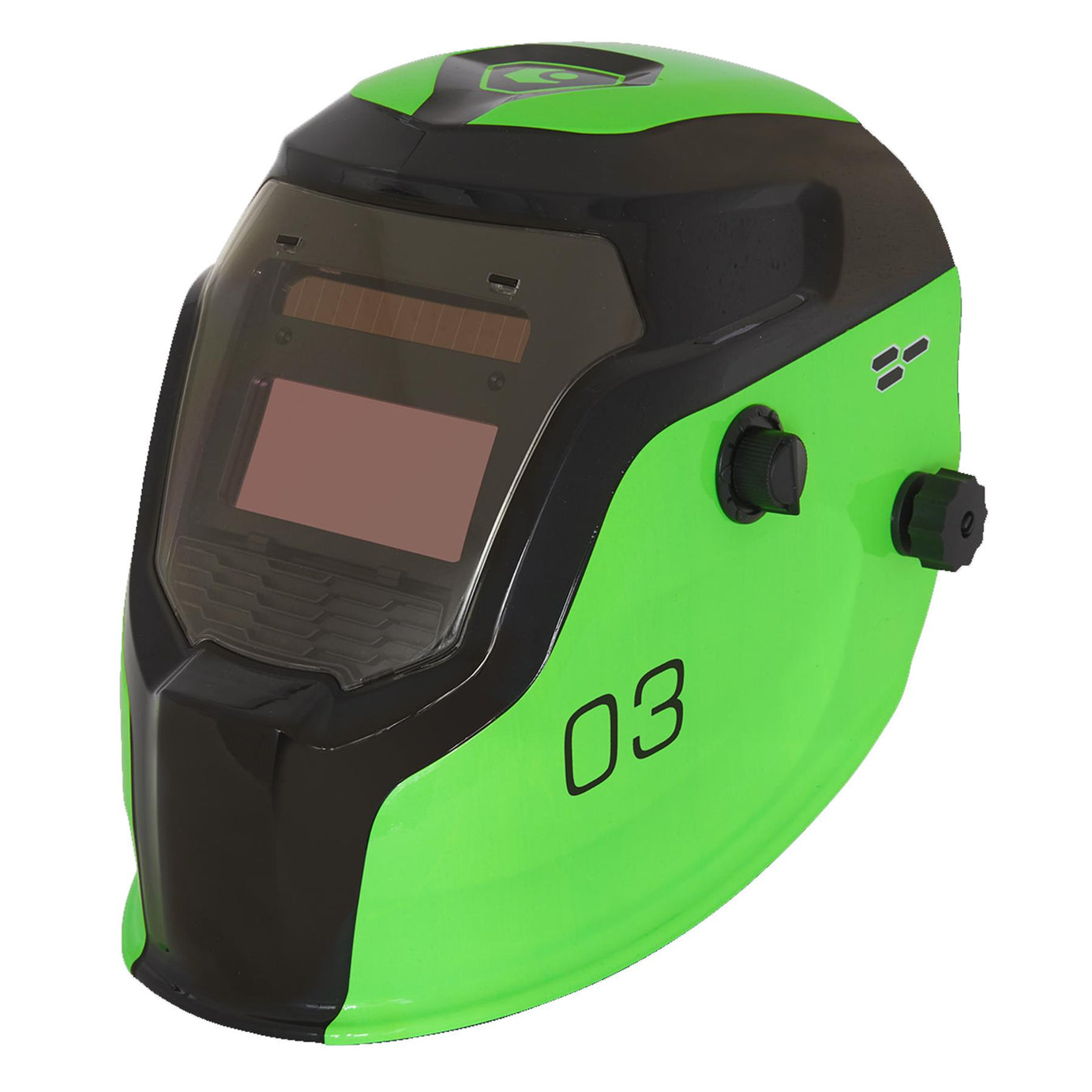 Sealey Welding Helmet Auto Darkening - Shade 9-13 - Green