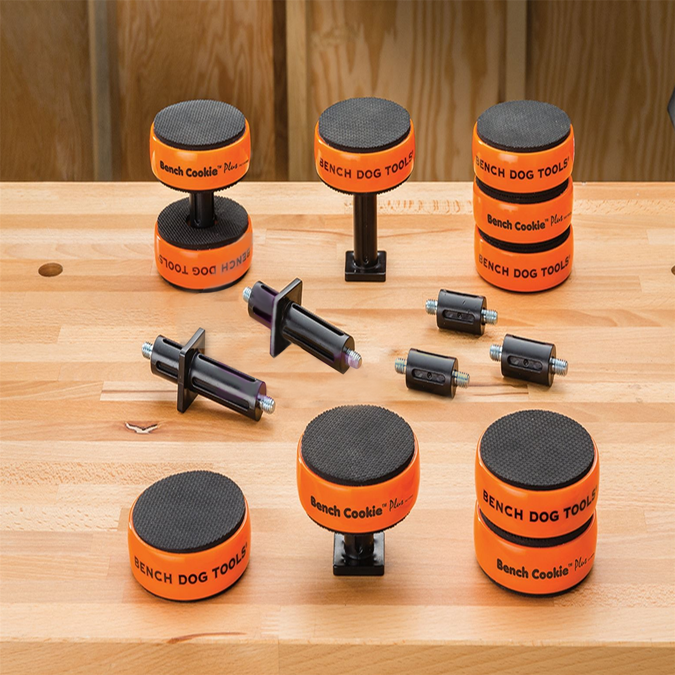 Bench Cookie Plus Master Kit 28Pc For Gripping And Protecting Workpieces