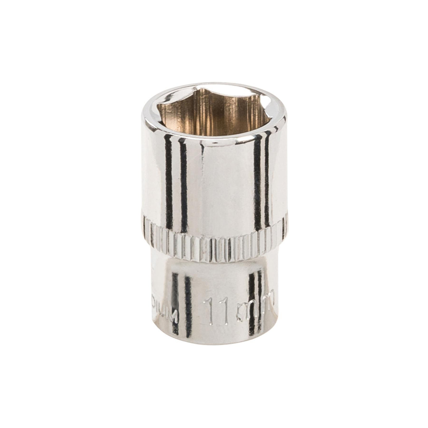 Quality Socket 1/4" Drive Metric Hex Square 11mm Individual Hex Polished Crv