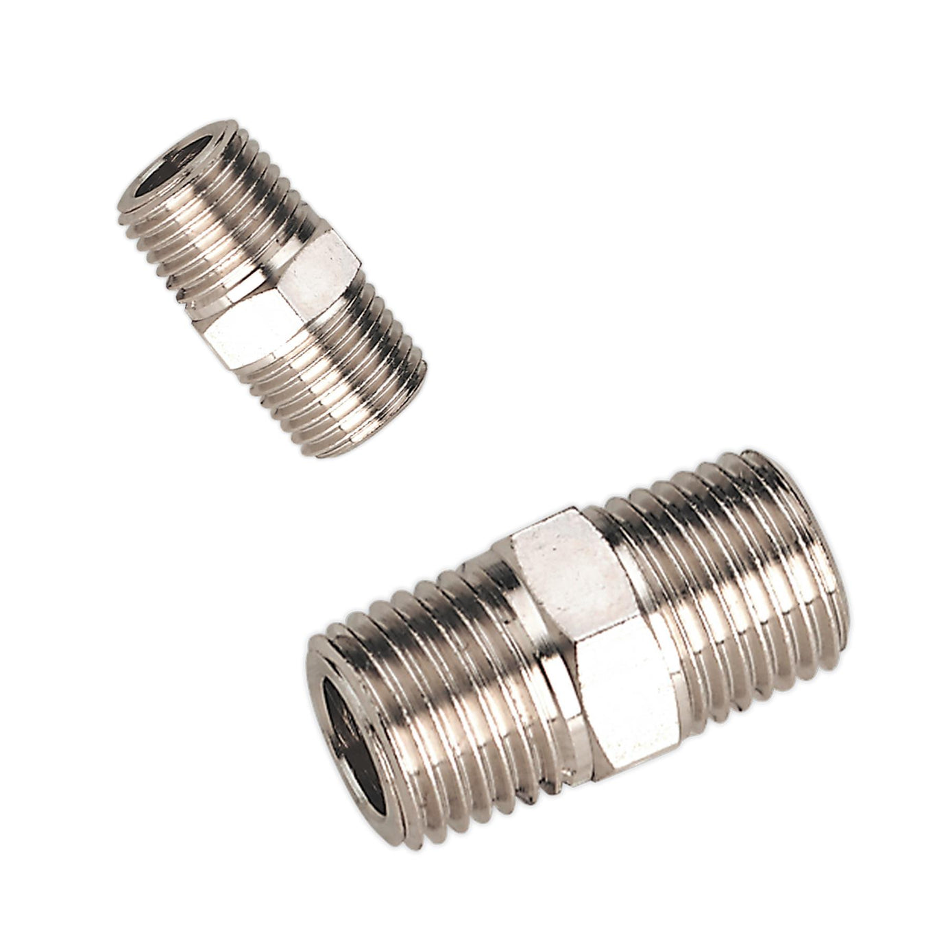 Sealey Double Male Union 1/4"BSPT to 1/4"BSPT