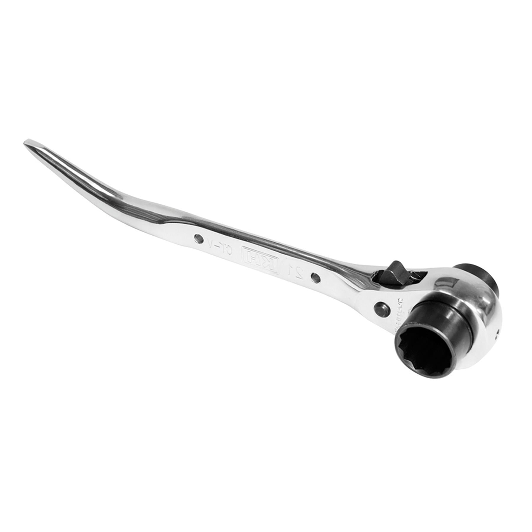 Twin Podger 21/23mm Hardened & Tempered Bi Hex Socket With 2-way Ratchet Action