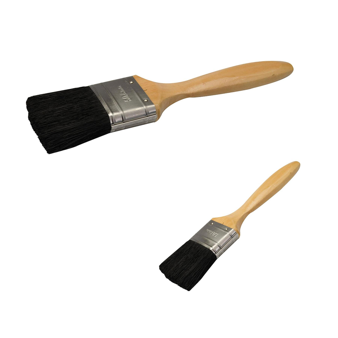 50mm Premium Paint Brush - Wood Handle Use Water & Oil-Based Coatings