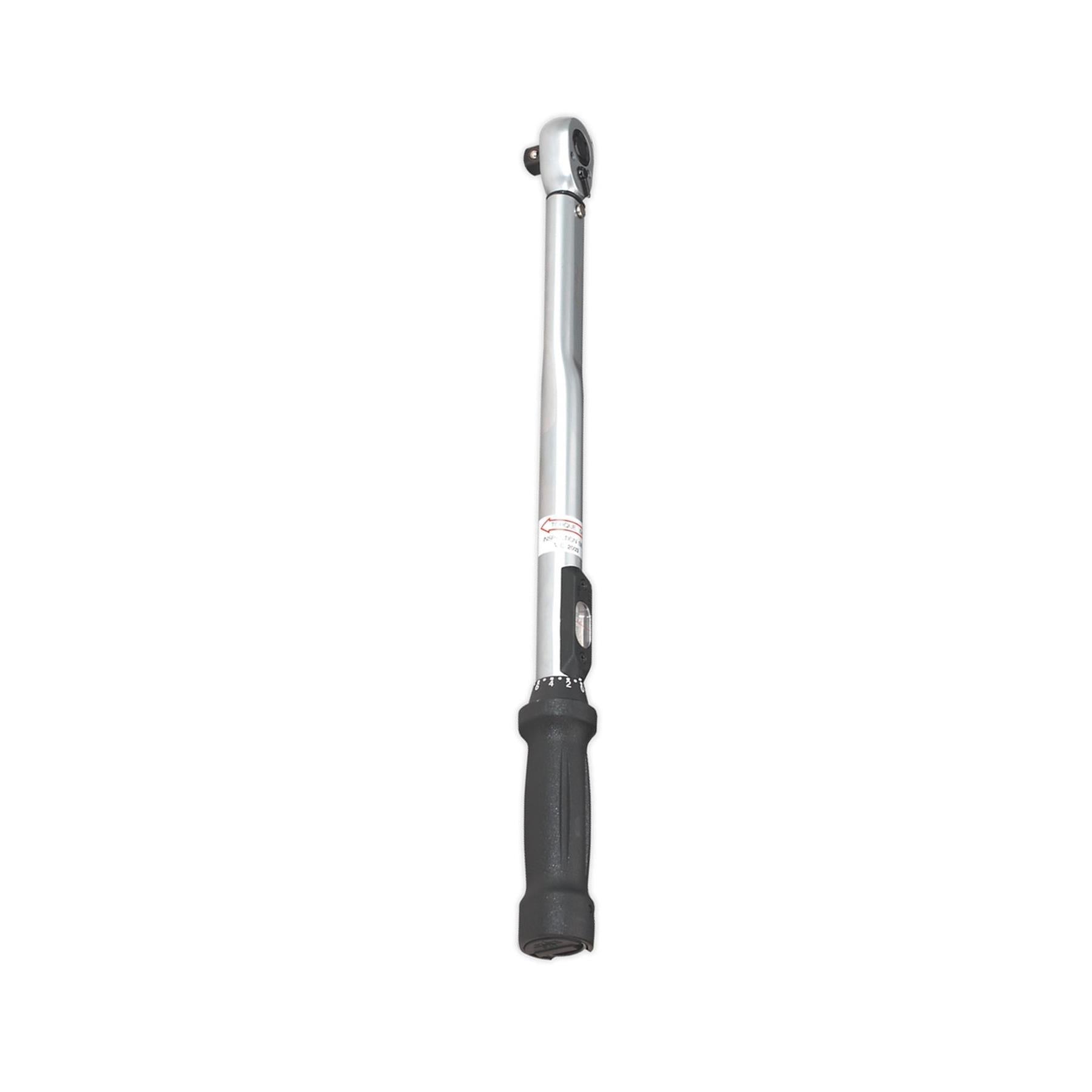Sealey Torque Wrench Locking Micrometer Style 1/2"Sq Drive 40-210Nm