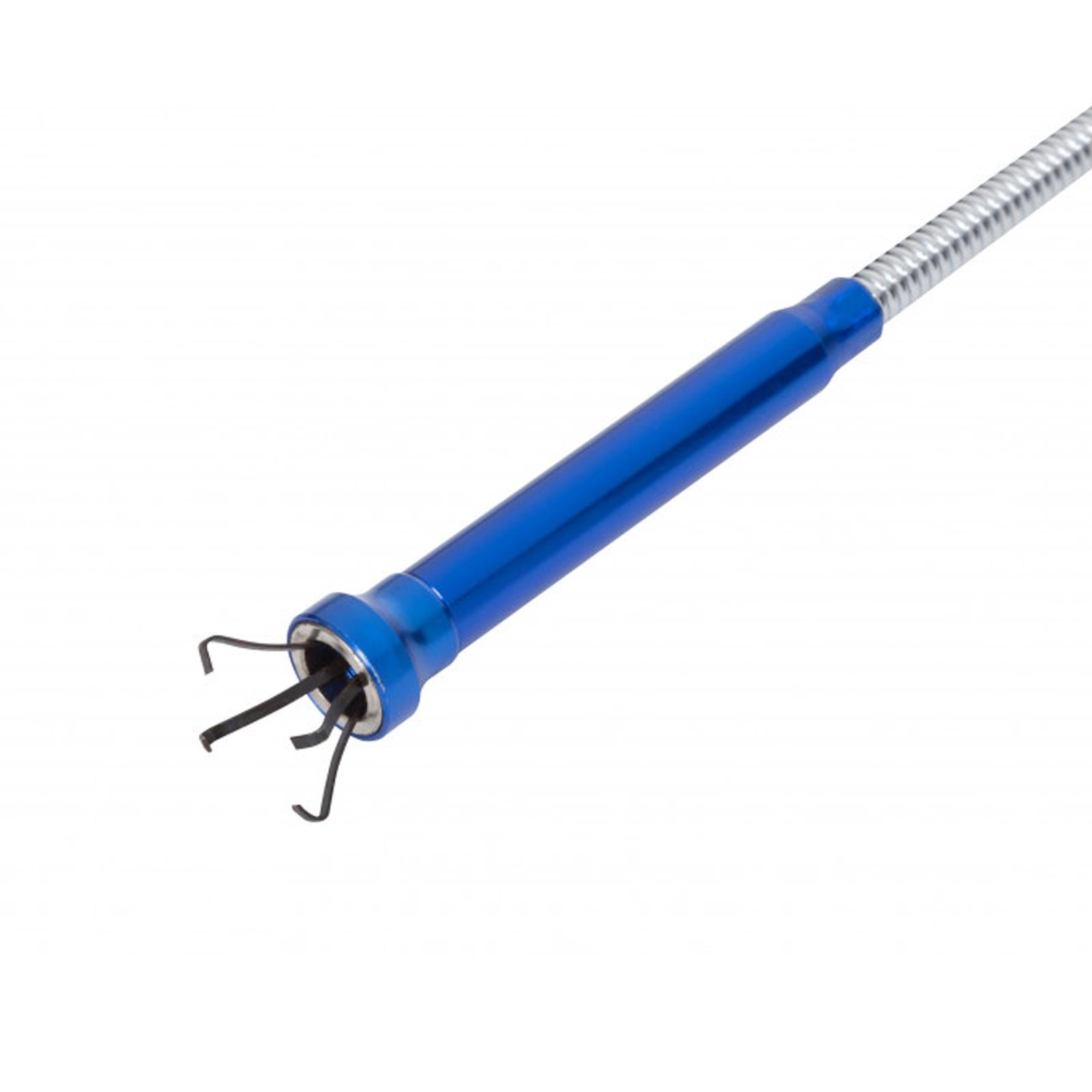 BlueSpot Tools 2-in-1 Pick Up Tool With LED Light, 560mm Long Flexible