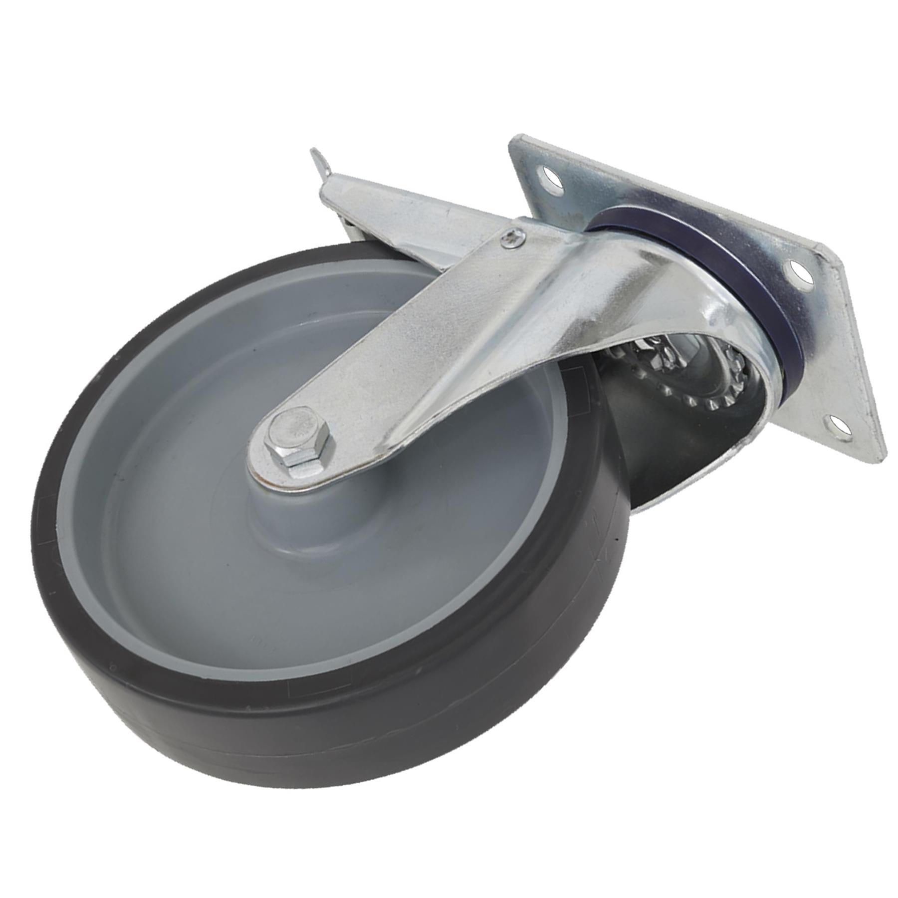 Sealey Medium-Duty Therm Swivel Castor Wheel with Total Lock 100mm