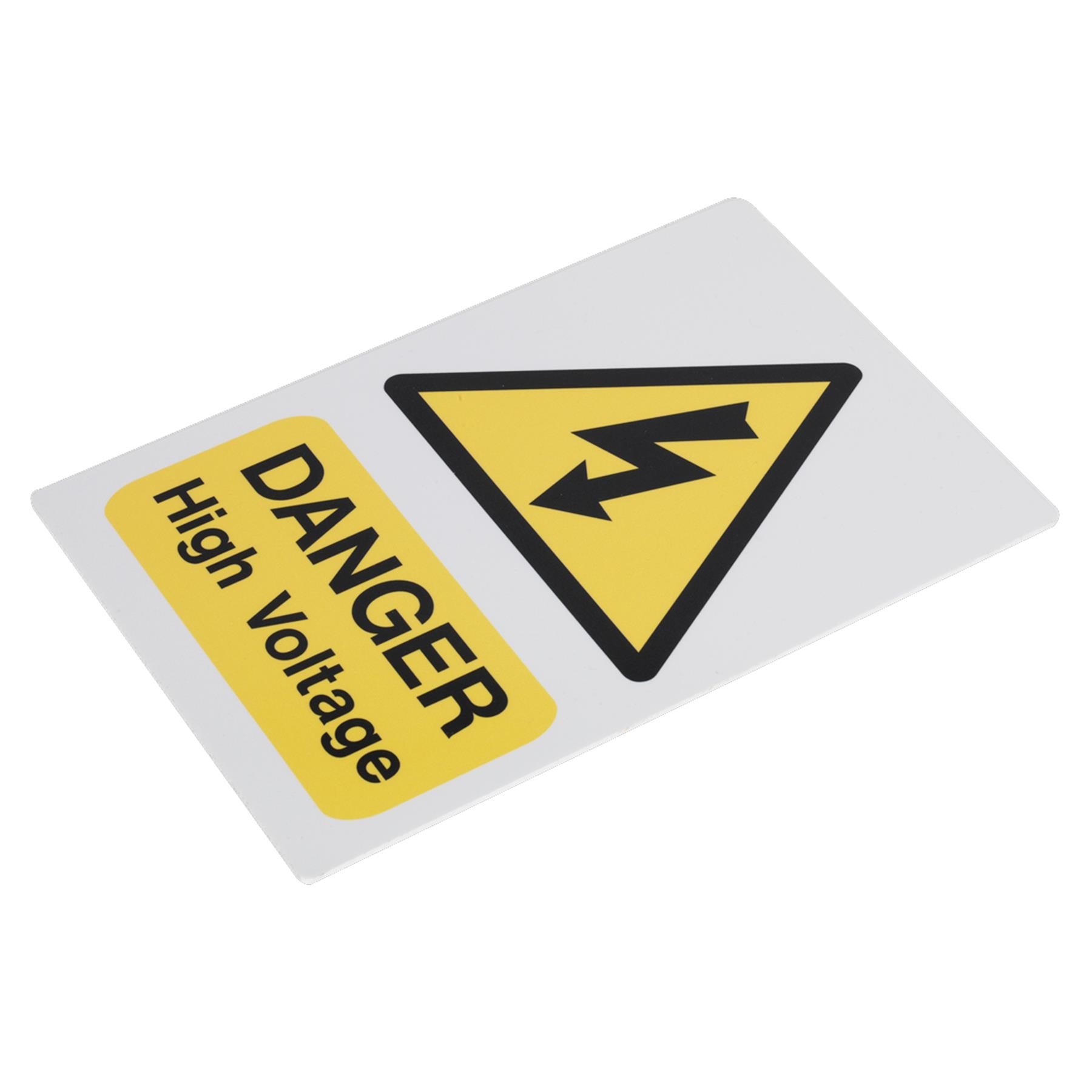 Sealey High Voltage Warning Sign 200 x 300mm