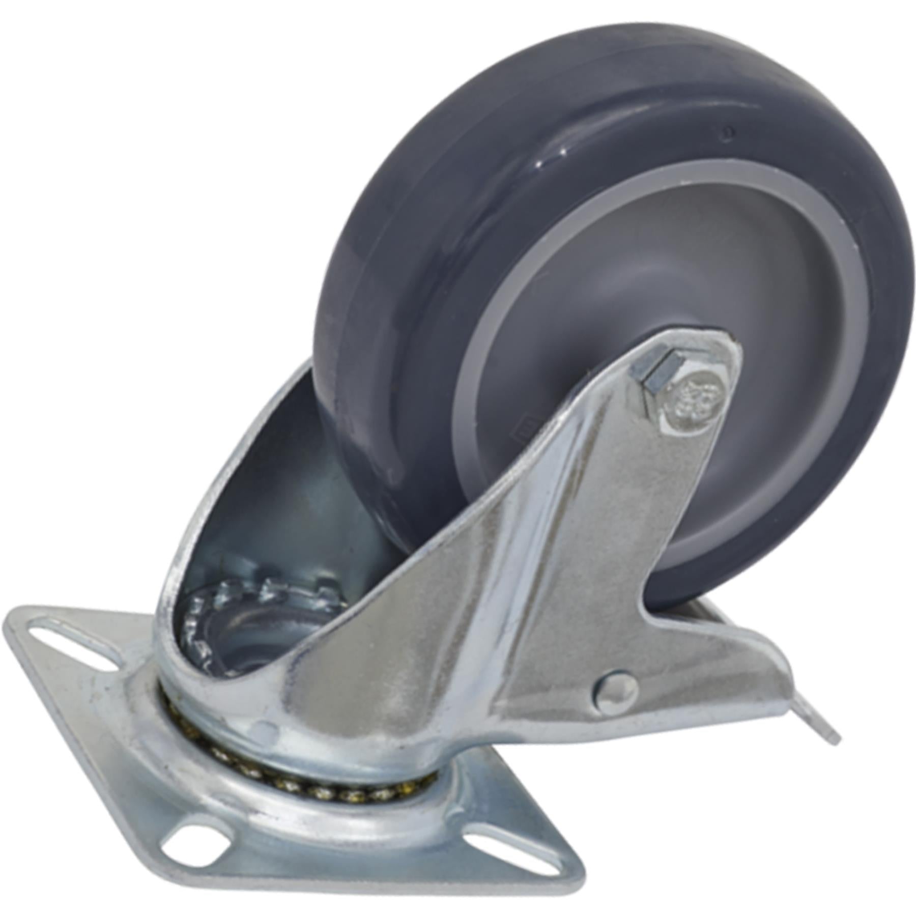 Sealey Castor Wheel Swivel Plate with Total Lock 75mm