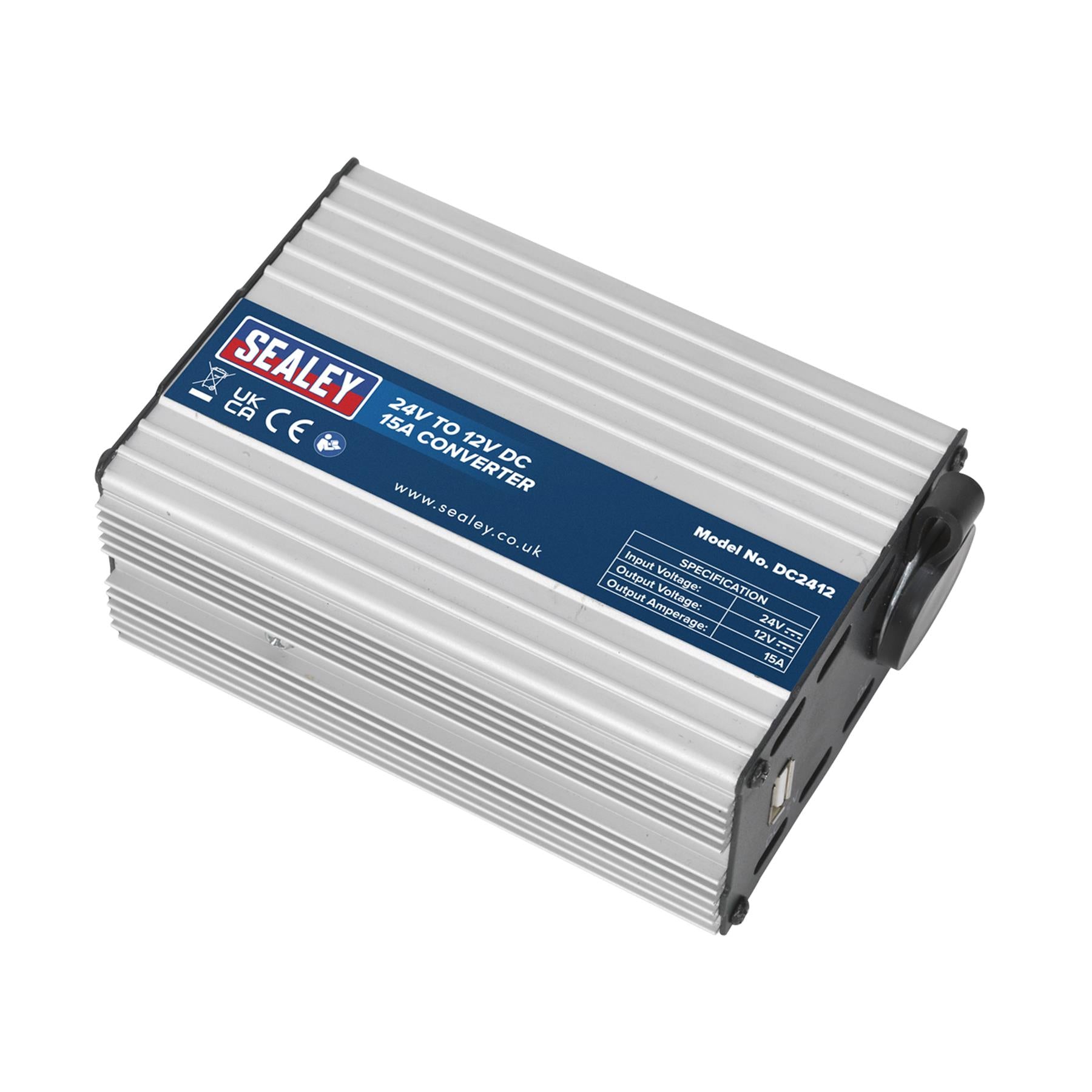 Sealey Converter 24V to 12V DC 15A