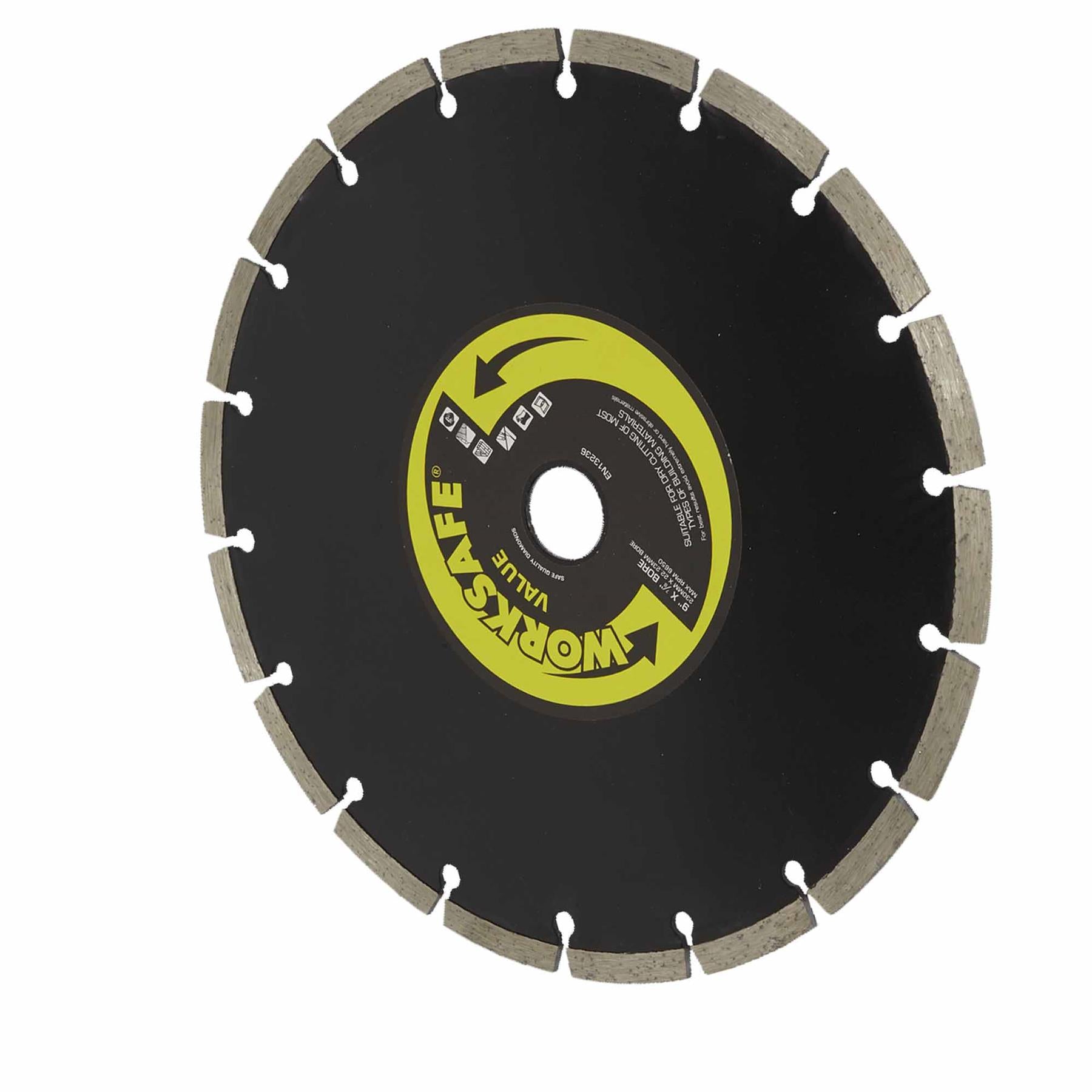 Sealey Value Diamond Blade 230 x 22mm Dry-Cutting - WDV230