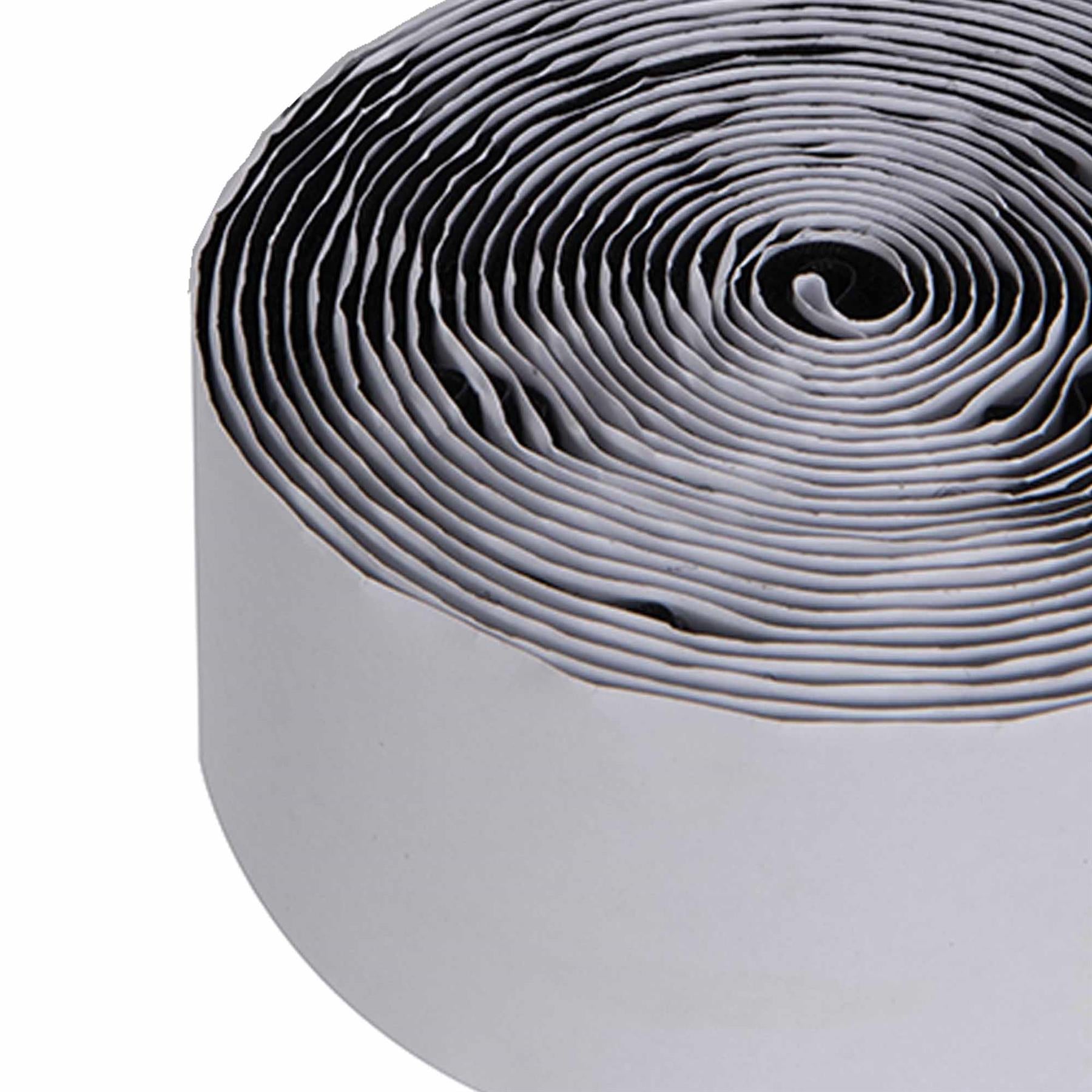 50mm x 5m Black Self Adhesive Tape Hook and Loop Sticky Backed Fastener