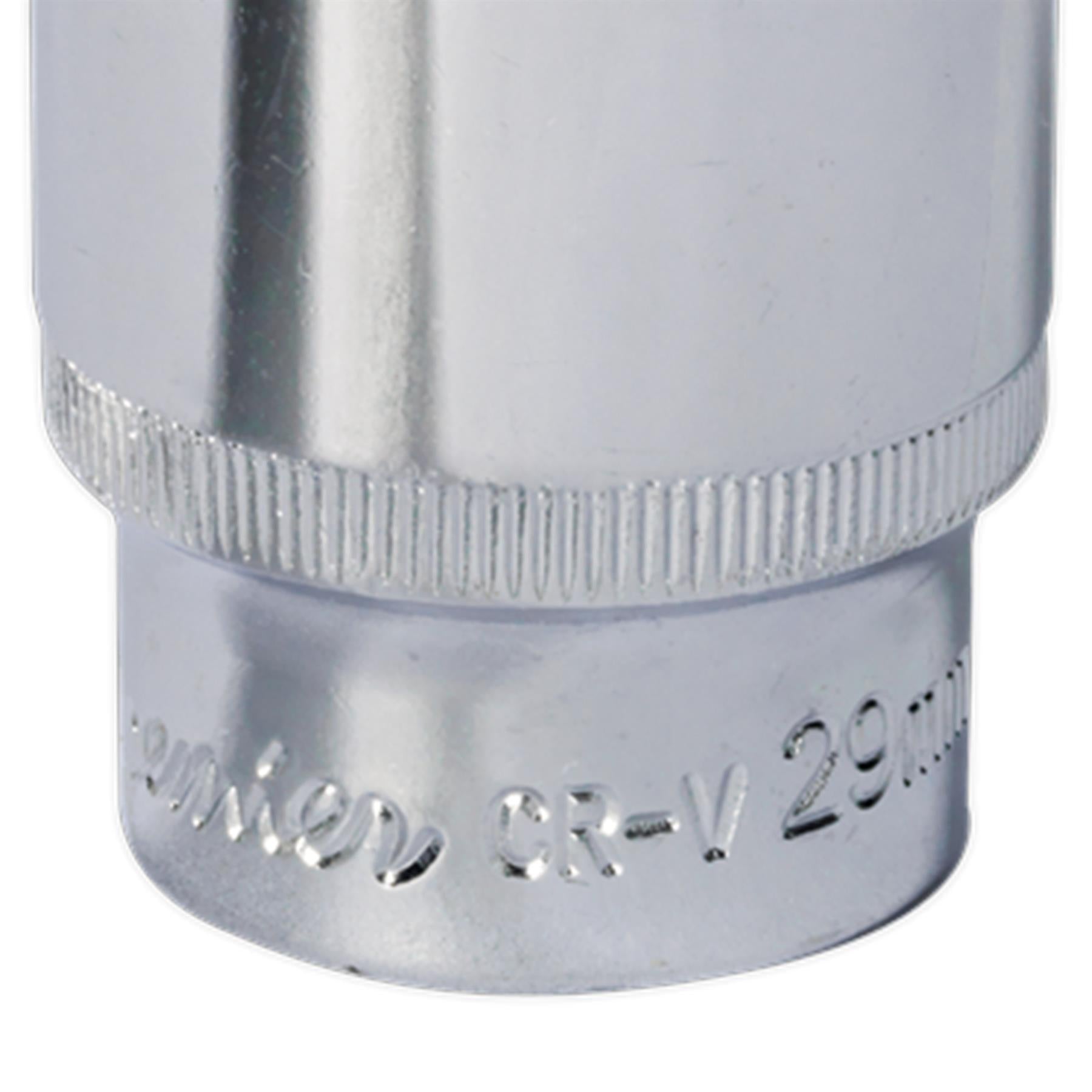 Sealey WallDrive Socket 29mm 1/2"Sq Drive Fully Polished