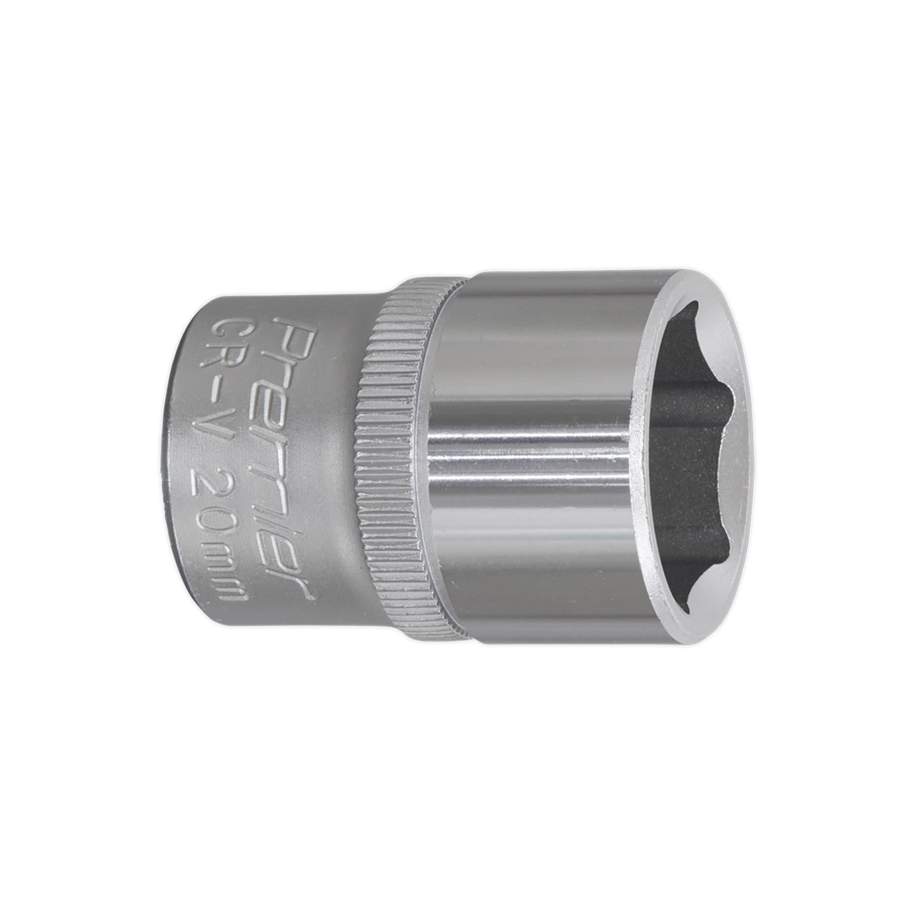 Sealey WallDrive Socket 20mm 1/2"Sq Drive
