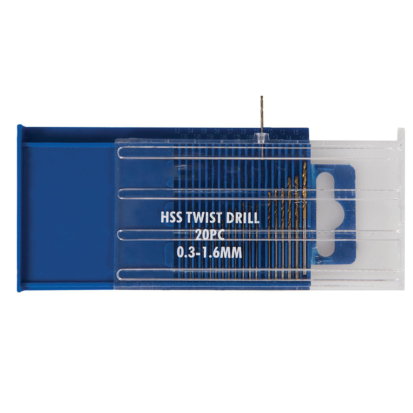 HSS Micro Drill Bit Set 20Pc  High Speed For Craft And Hobby Applications