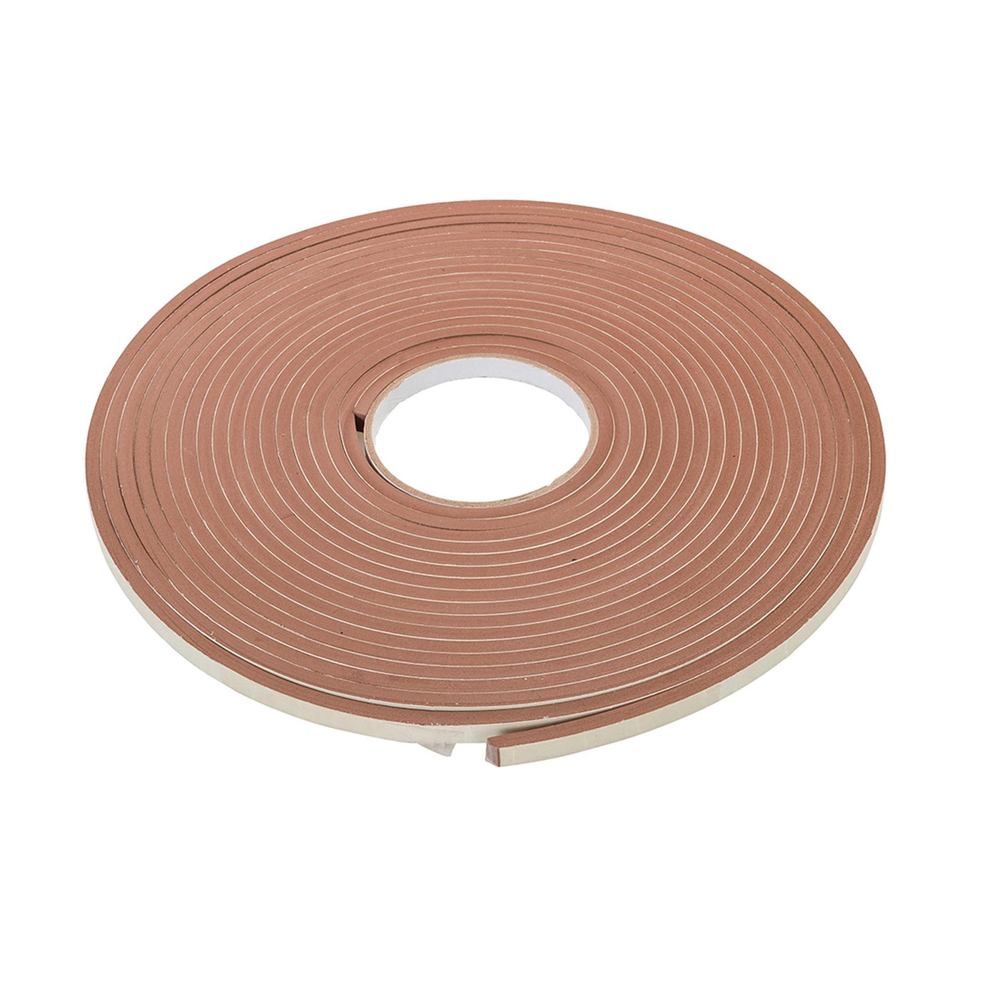 EVA Foam 10.5m Brown Draught Excluder - Self Adhesive Weather Strip - Window and Door Seal