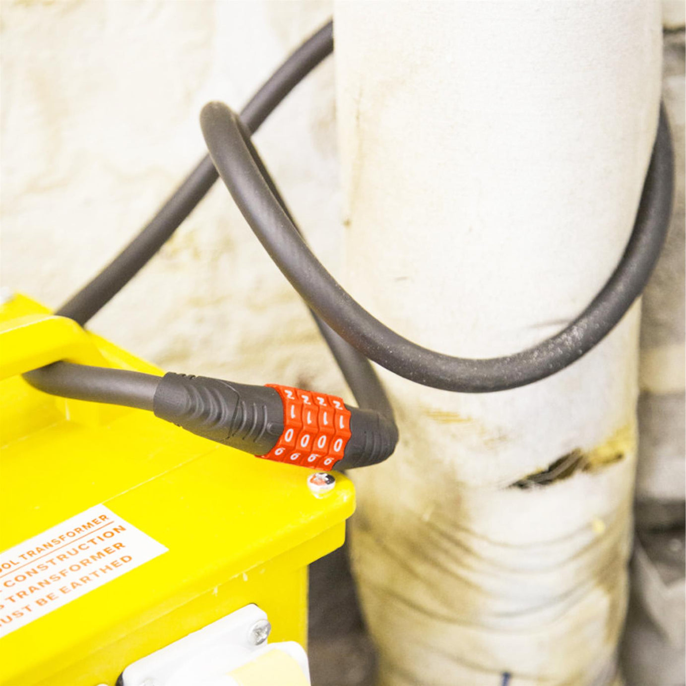 BlueSpot 4 Digit Combination Steel Cable Lock Bicycle 1m x 12mm