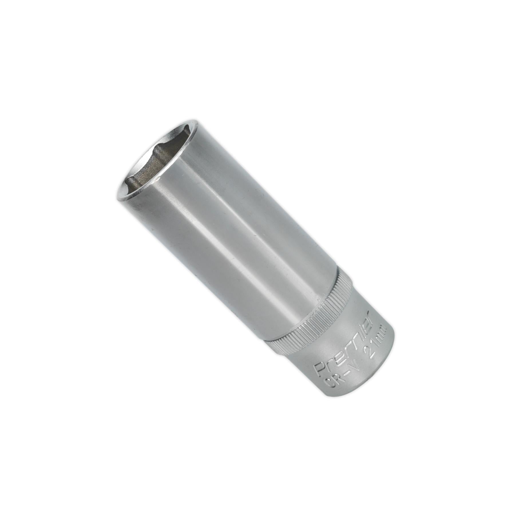 Sealey WallDrive® Socket 21mm Deep 1/2"Sq Drive
