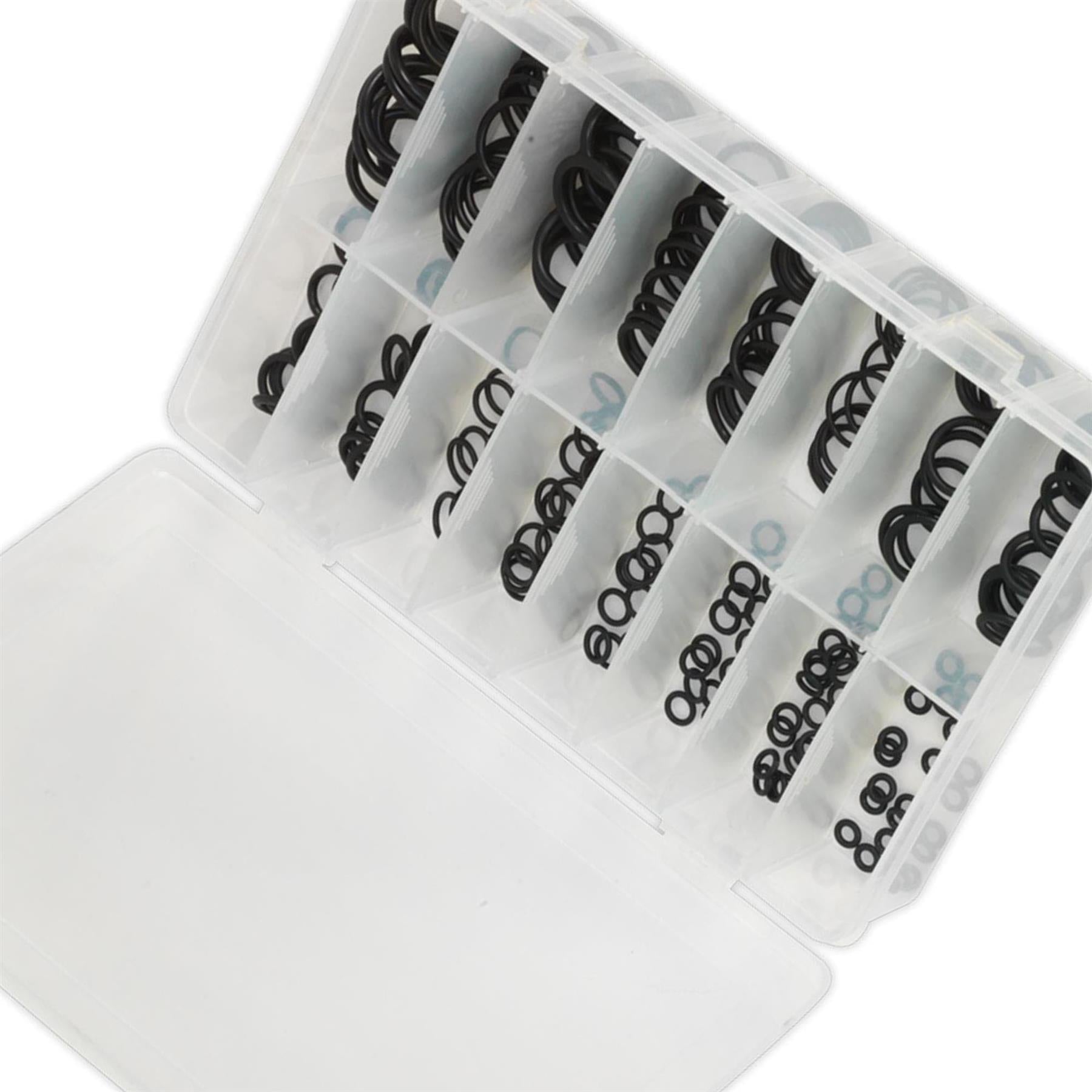 Sealey Rubber O-Ring  Assorted O-Ring Washer Kit Pack O-Ring Seals 225pc Metric