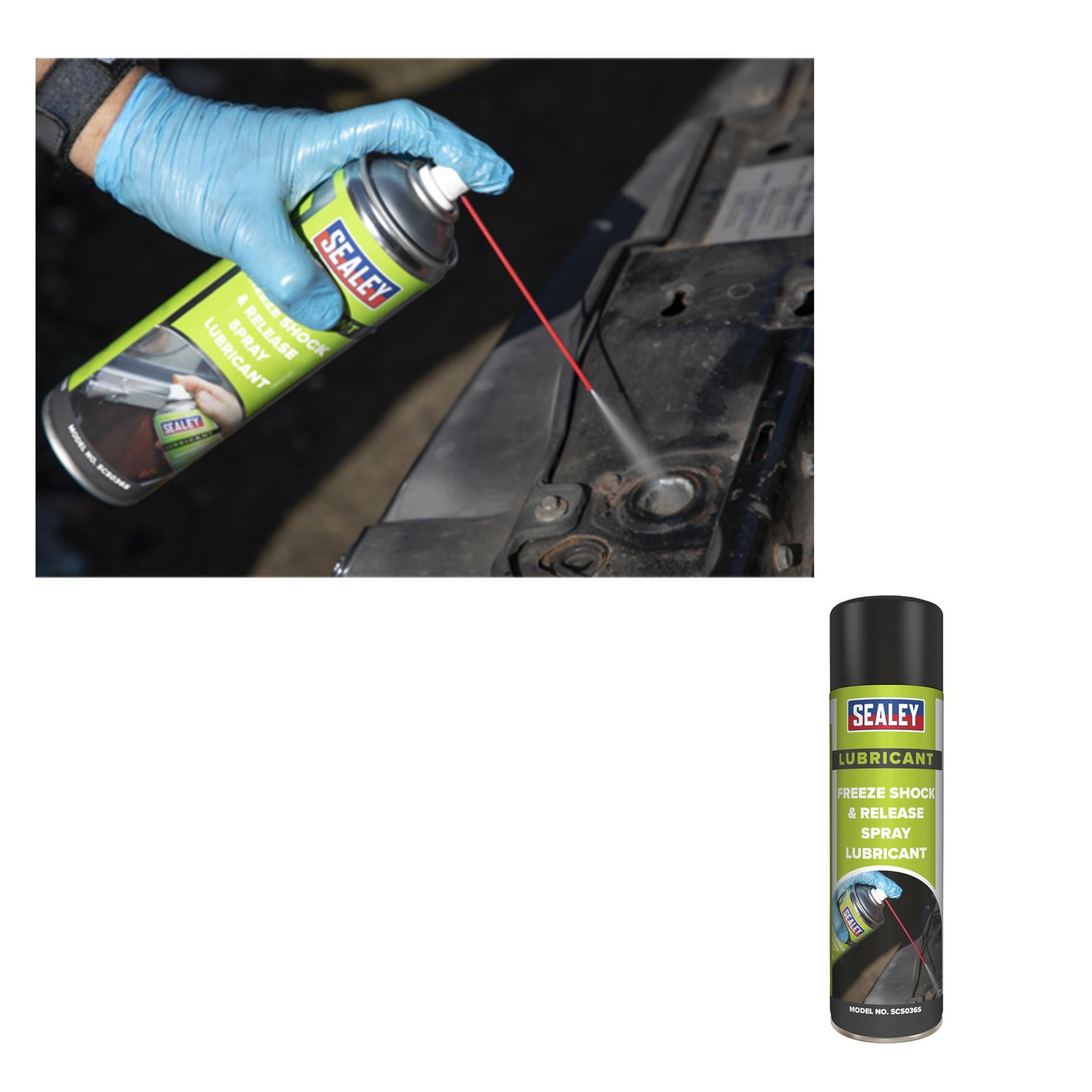 Sealey Freeze Shock & Release Spray Lubricant 500ml Single