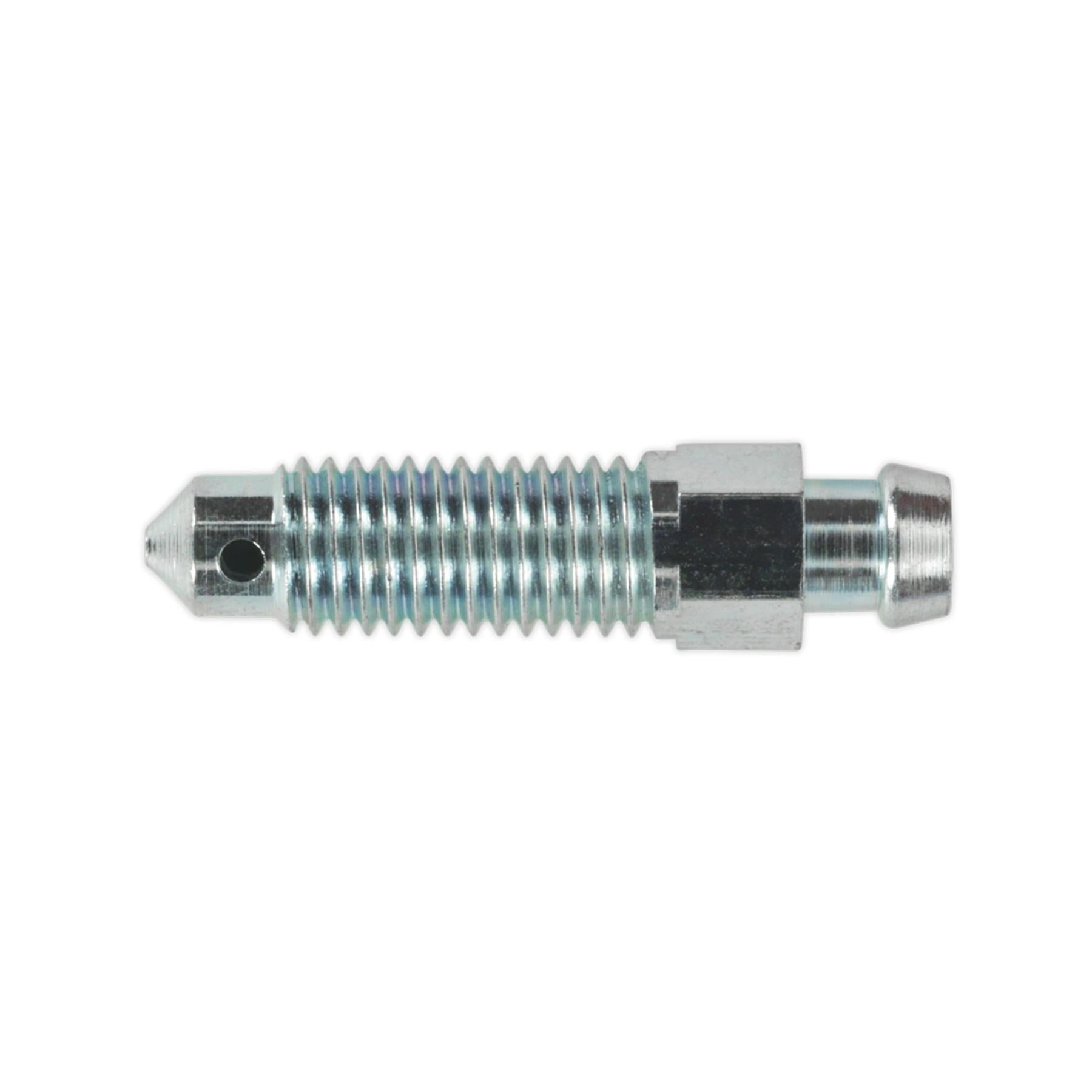 Sealey Brake Bleed Screw 1/4"UNF x 28mm 28tpi Long Pack of 10