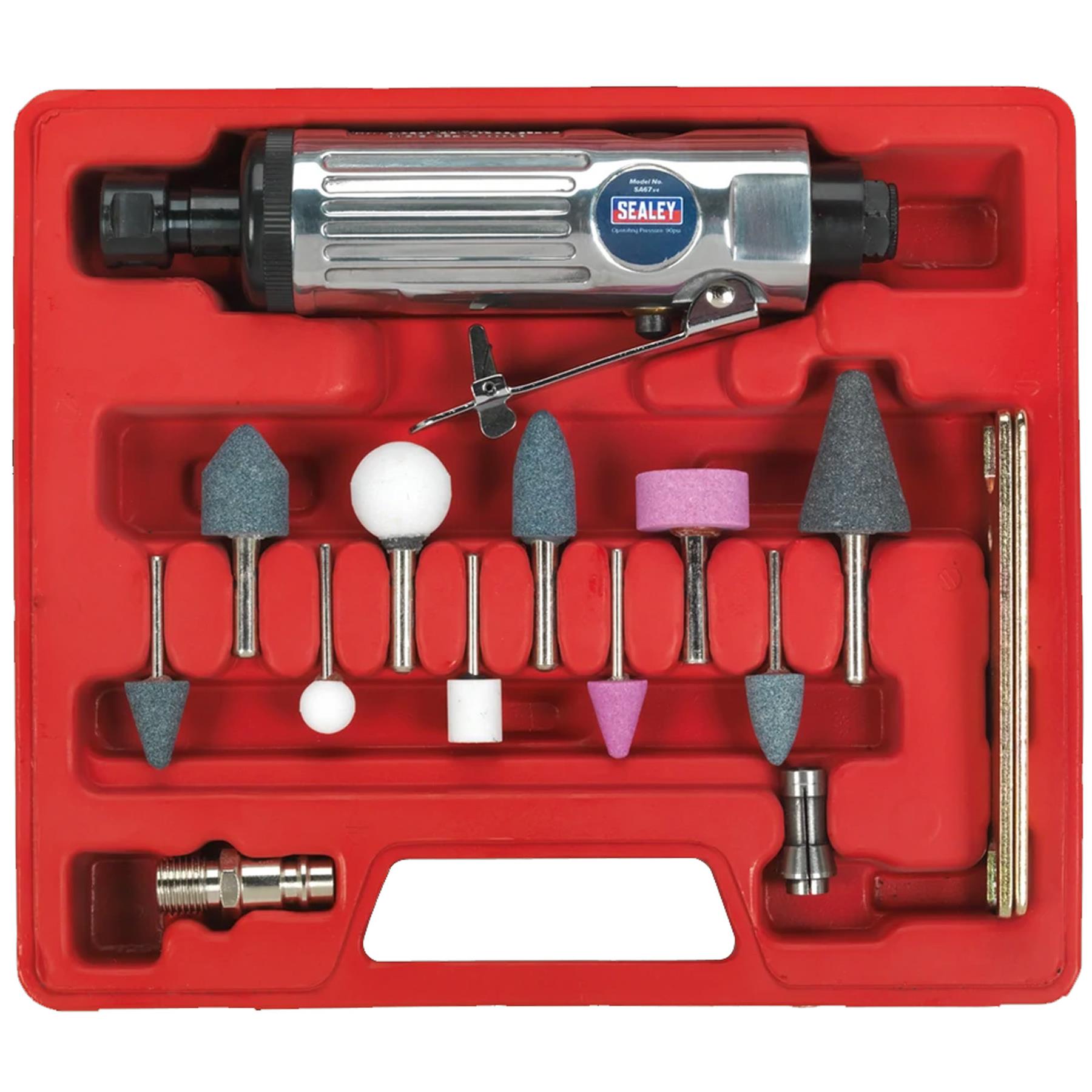 Sealey Air Die Grinder Kit 16pc