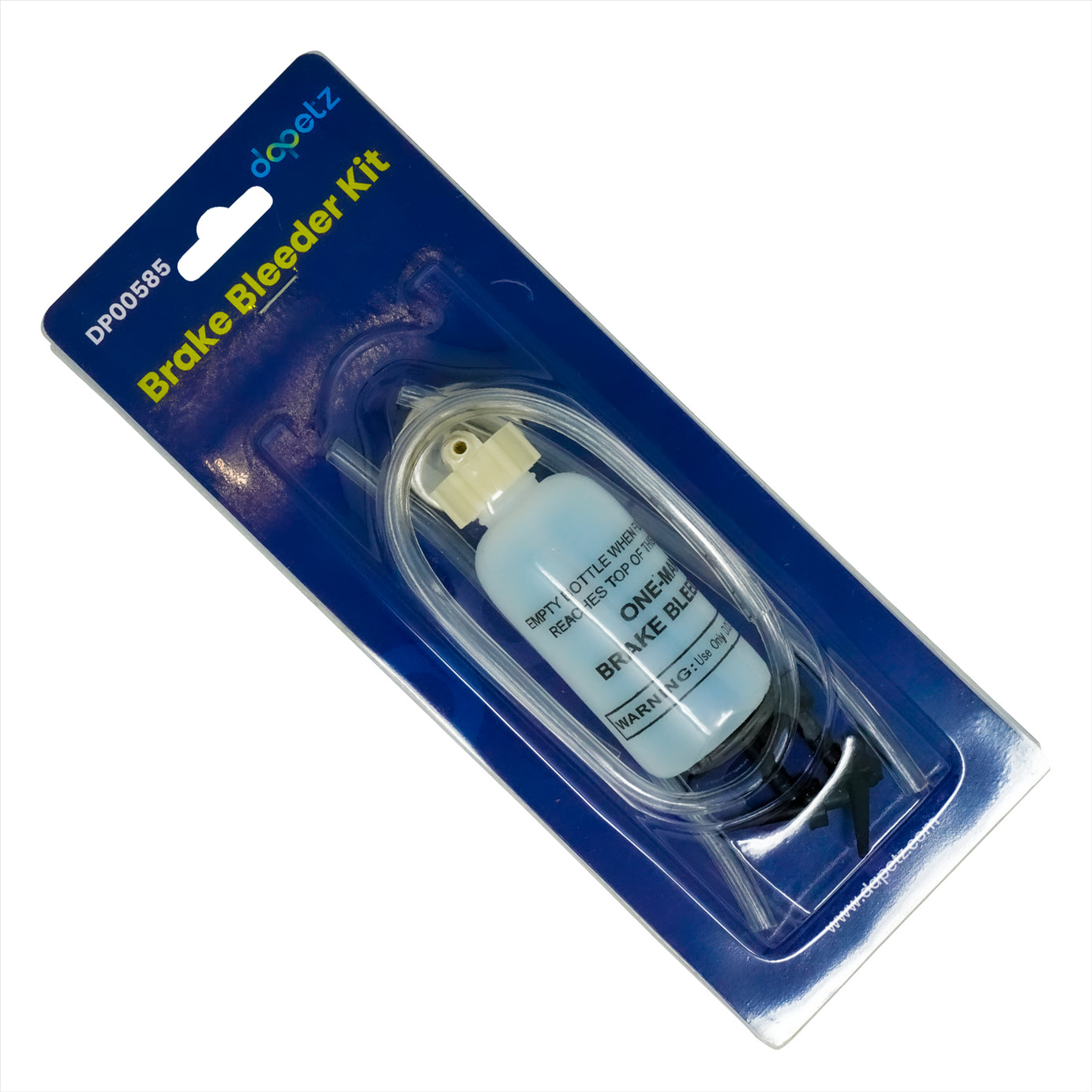 Brake Bleeder Kit Kits 3 Adaptors And Hoses Bleed Brakes Car Van Bike New