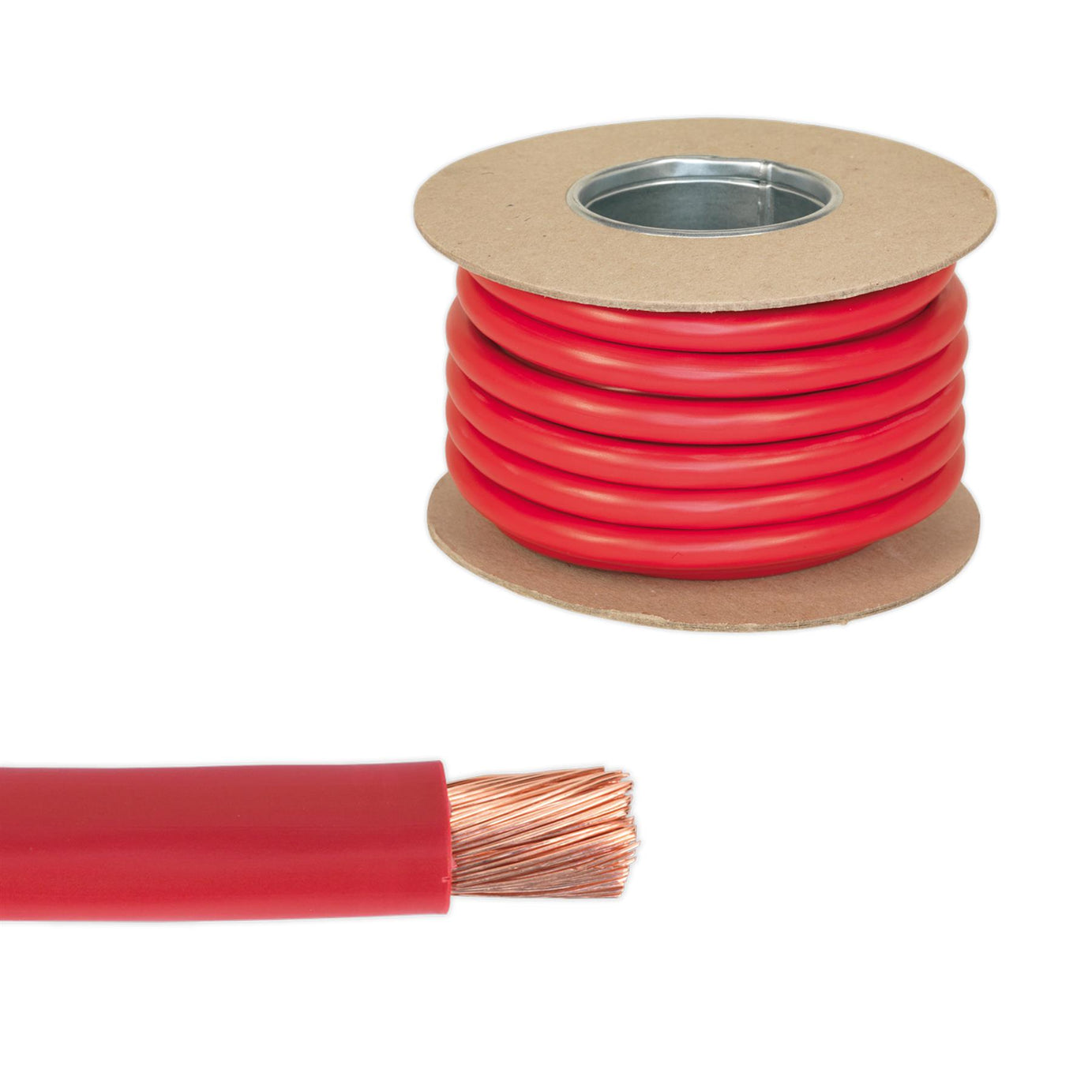 Sealey Automotive Starter Cable 315/0.40mm 40mm 300A 10m Red
