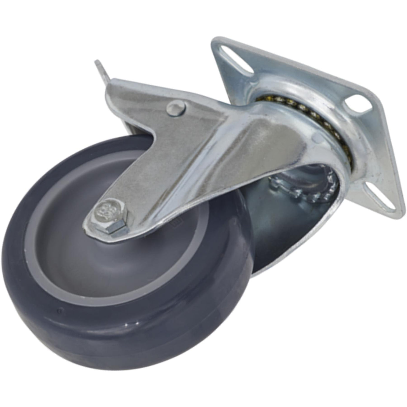 Sealey Castor Wheel Swivel Plate with Total Lock 75mm