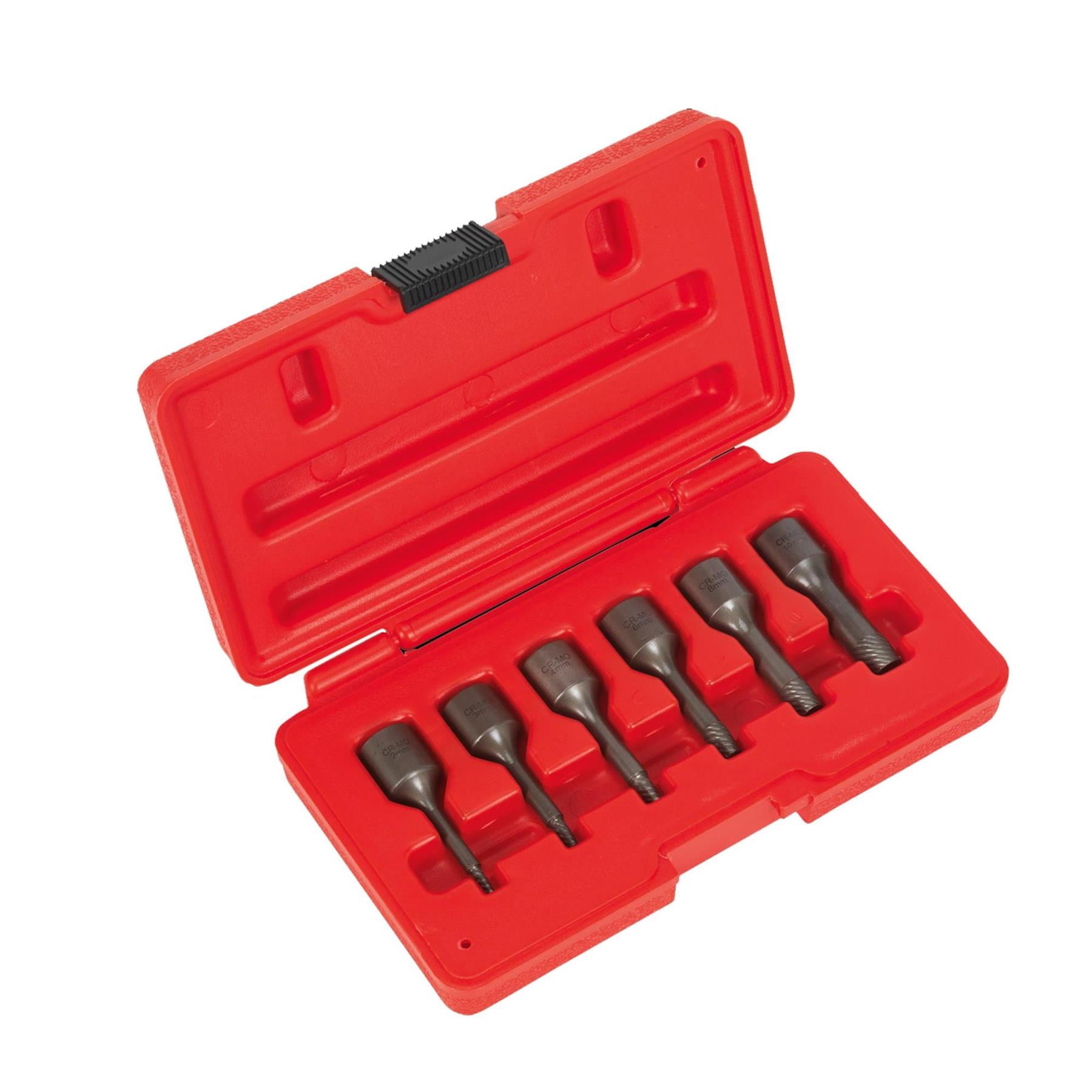 Sealey Screw Extractor Set 6pc 3/8"Sq Drive