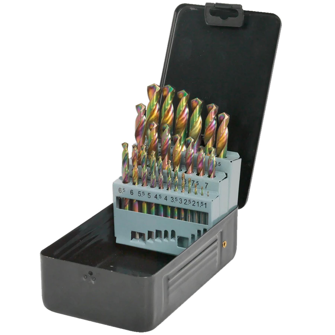 Sealey HSS Drill Bit Set 25pc Edge Ground - Metric DIN 338