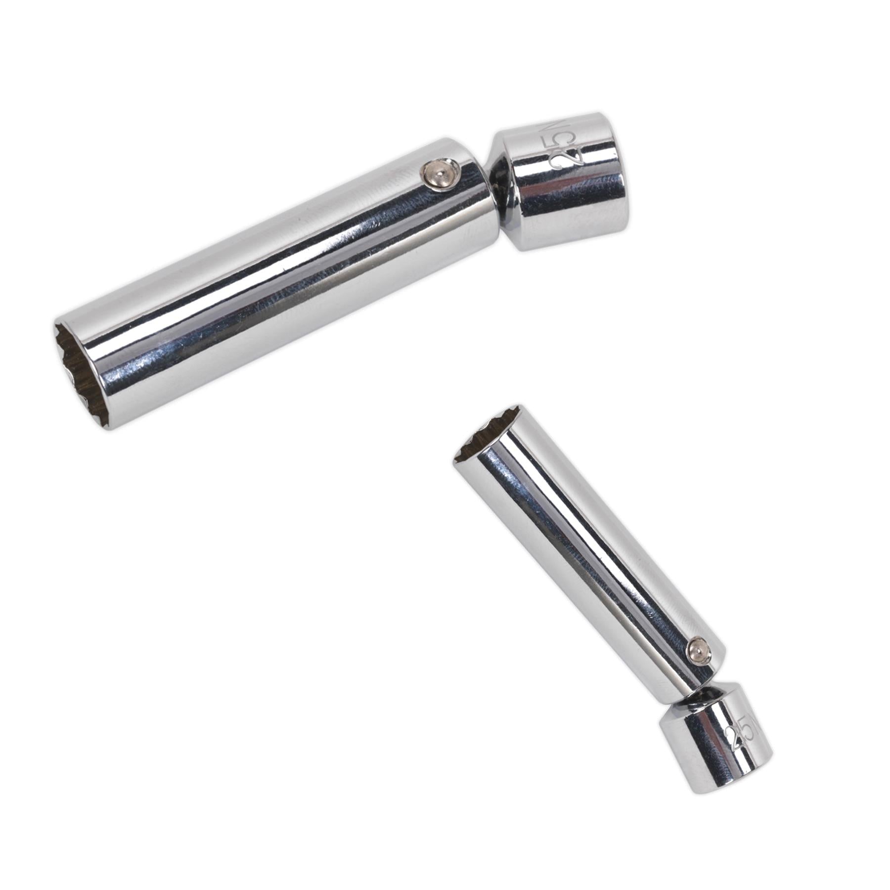 Sealey Spark Plug Socket with Universal Joint 14mm 3/8"Sq Drive 12-Point